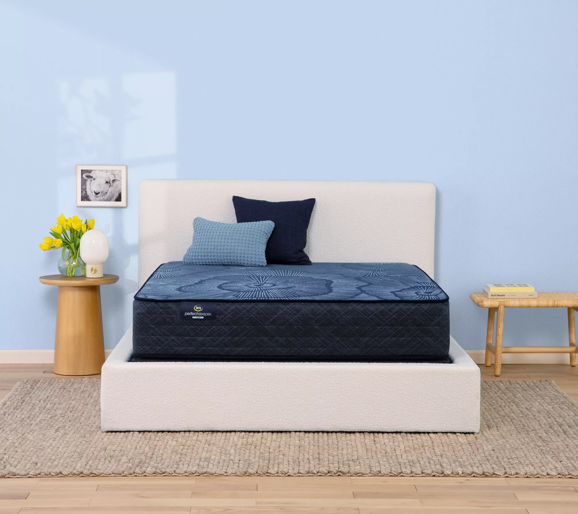 Serta Perfect Sleeper Dazzling Night 12" Hybd Med Mattress QN