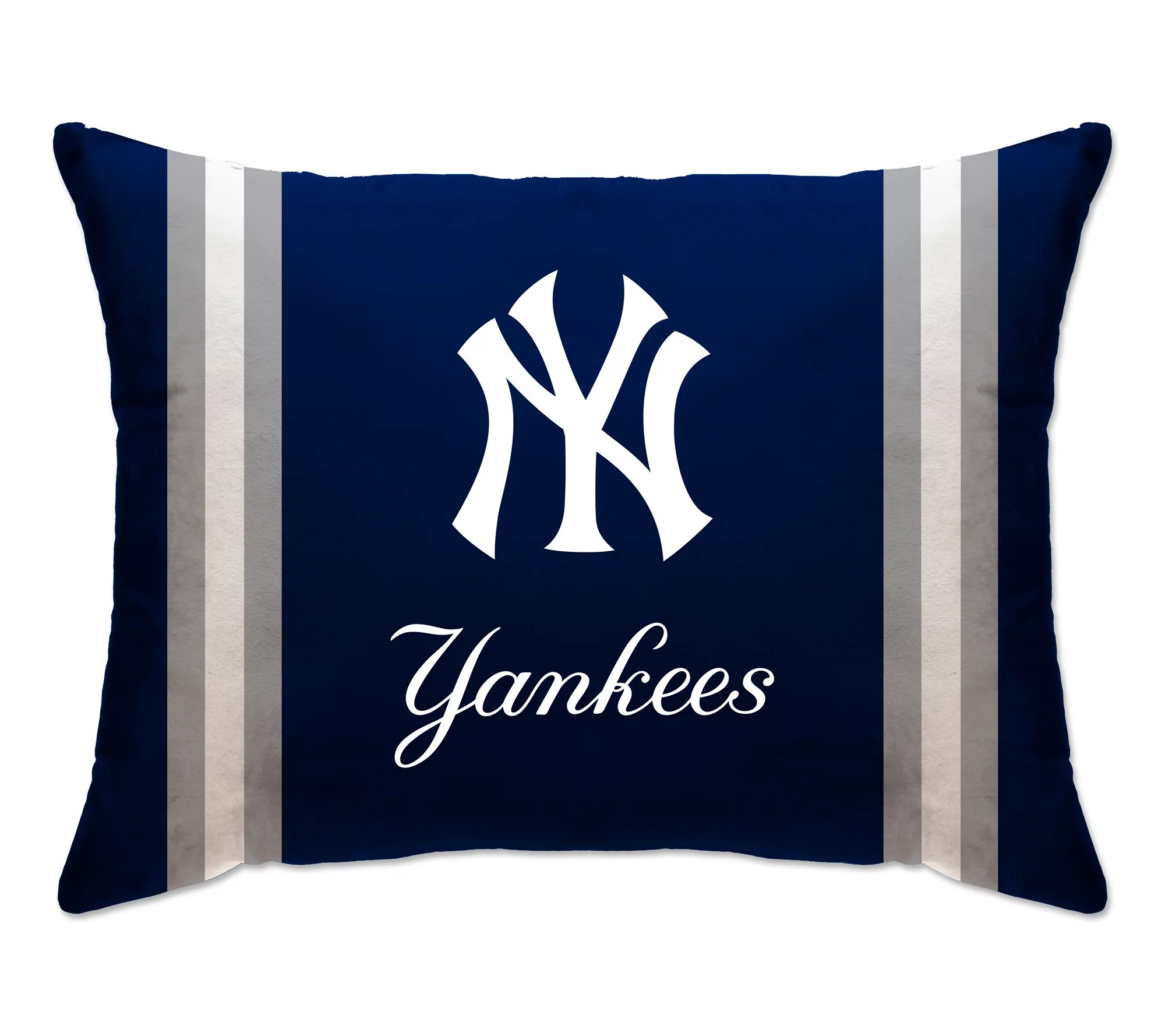 Pegasus Sports MLB Standard Logo Stripe Bed Pillow