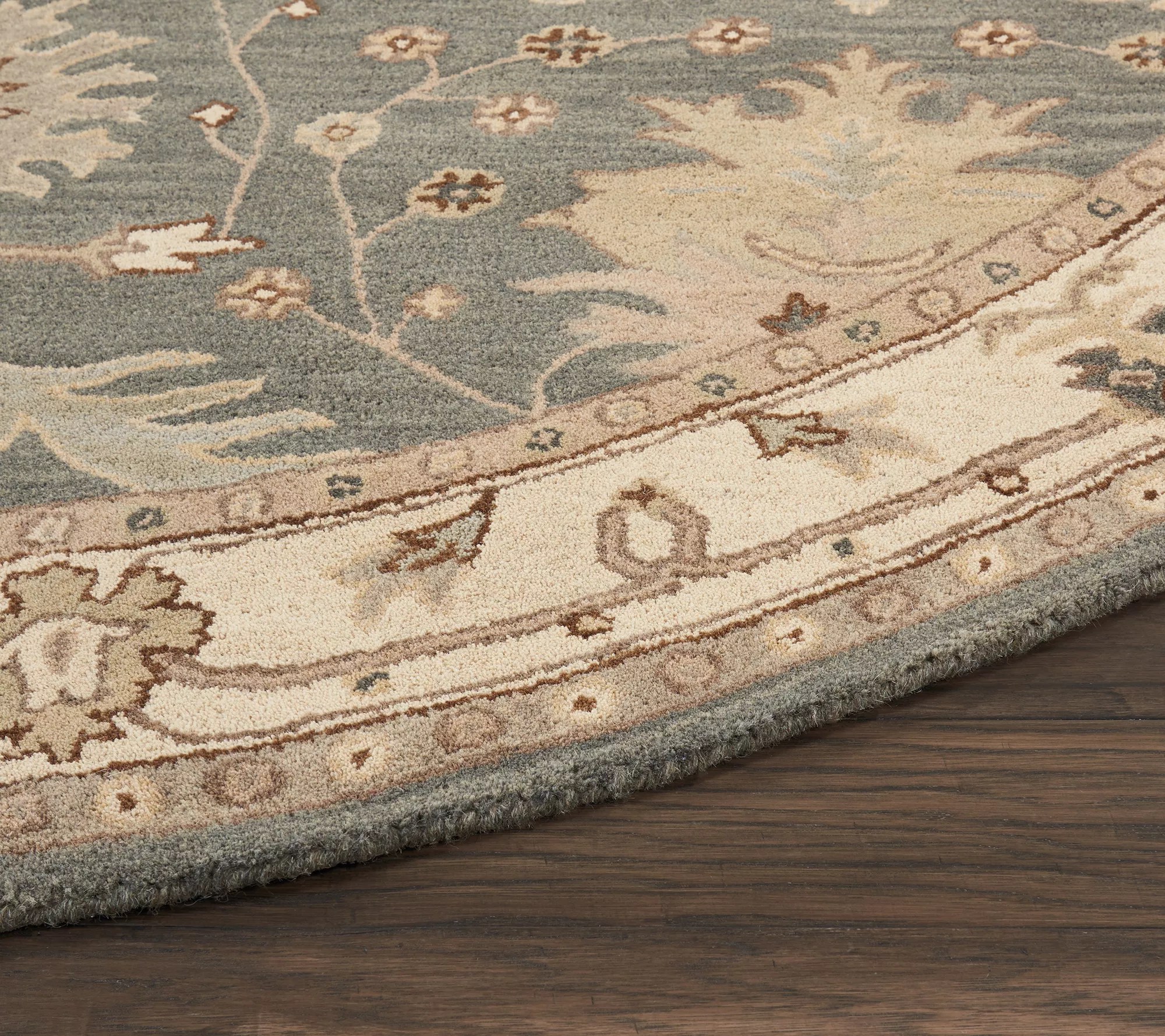 Nourison India House Blue 8' Round Area Rug