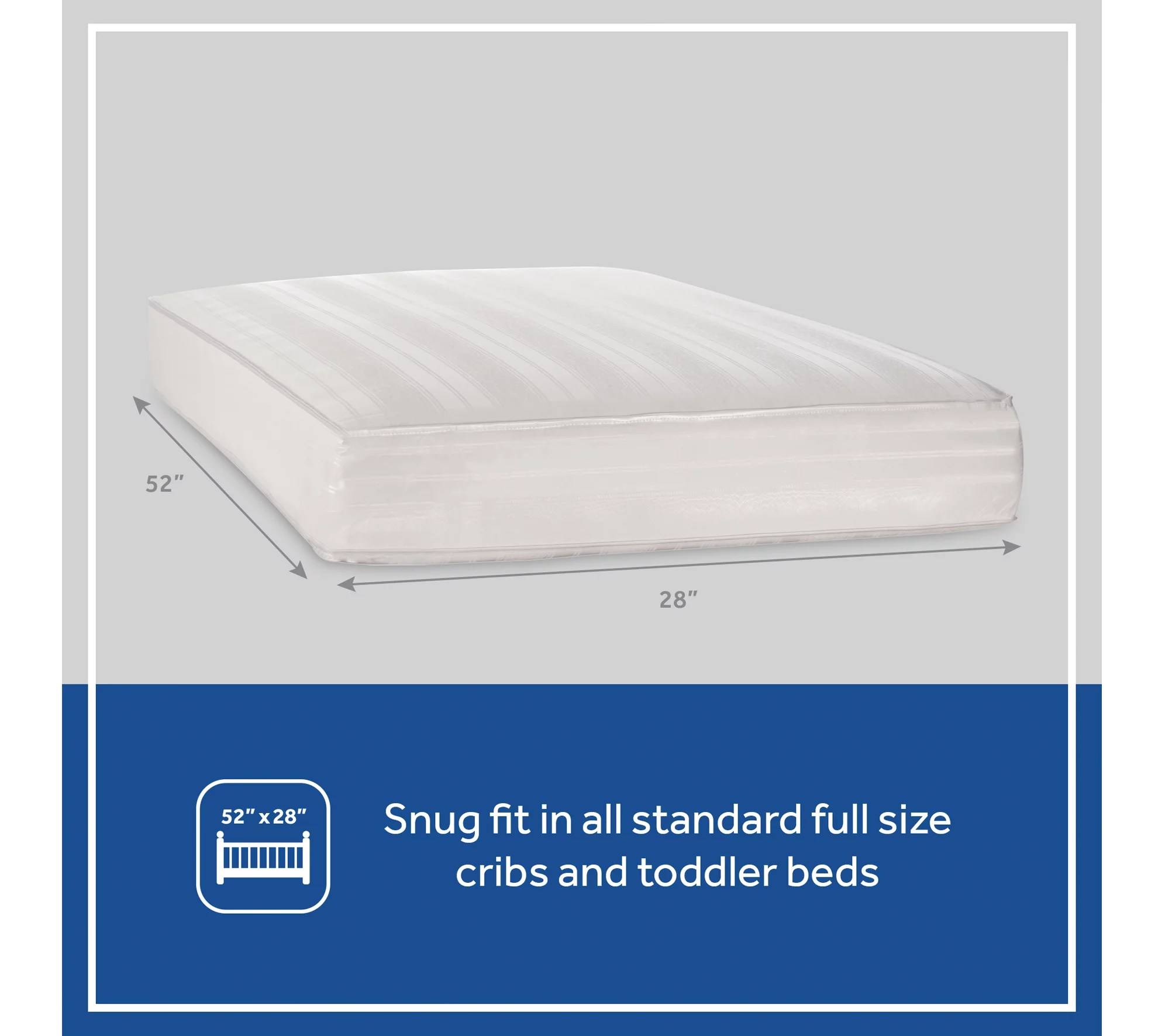 Sealy Perfect Rest Crib and Toddler Mattress