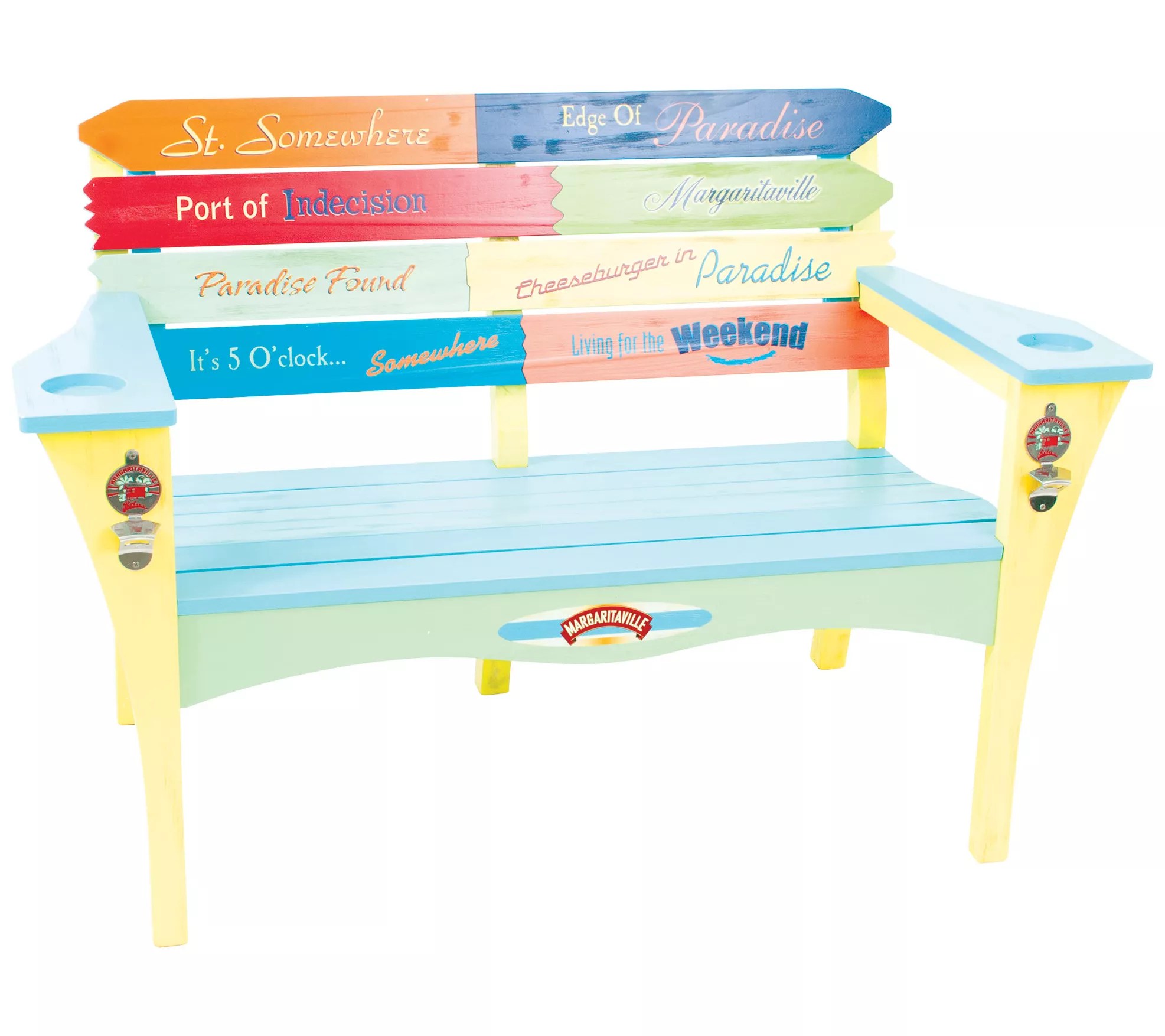 Margaritaville Garden Bench Southern Most Point