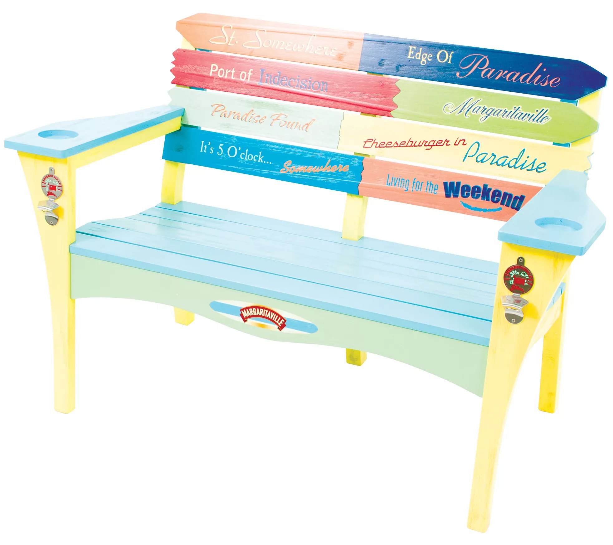 Margaritaville Garden Bench Southern Most Point