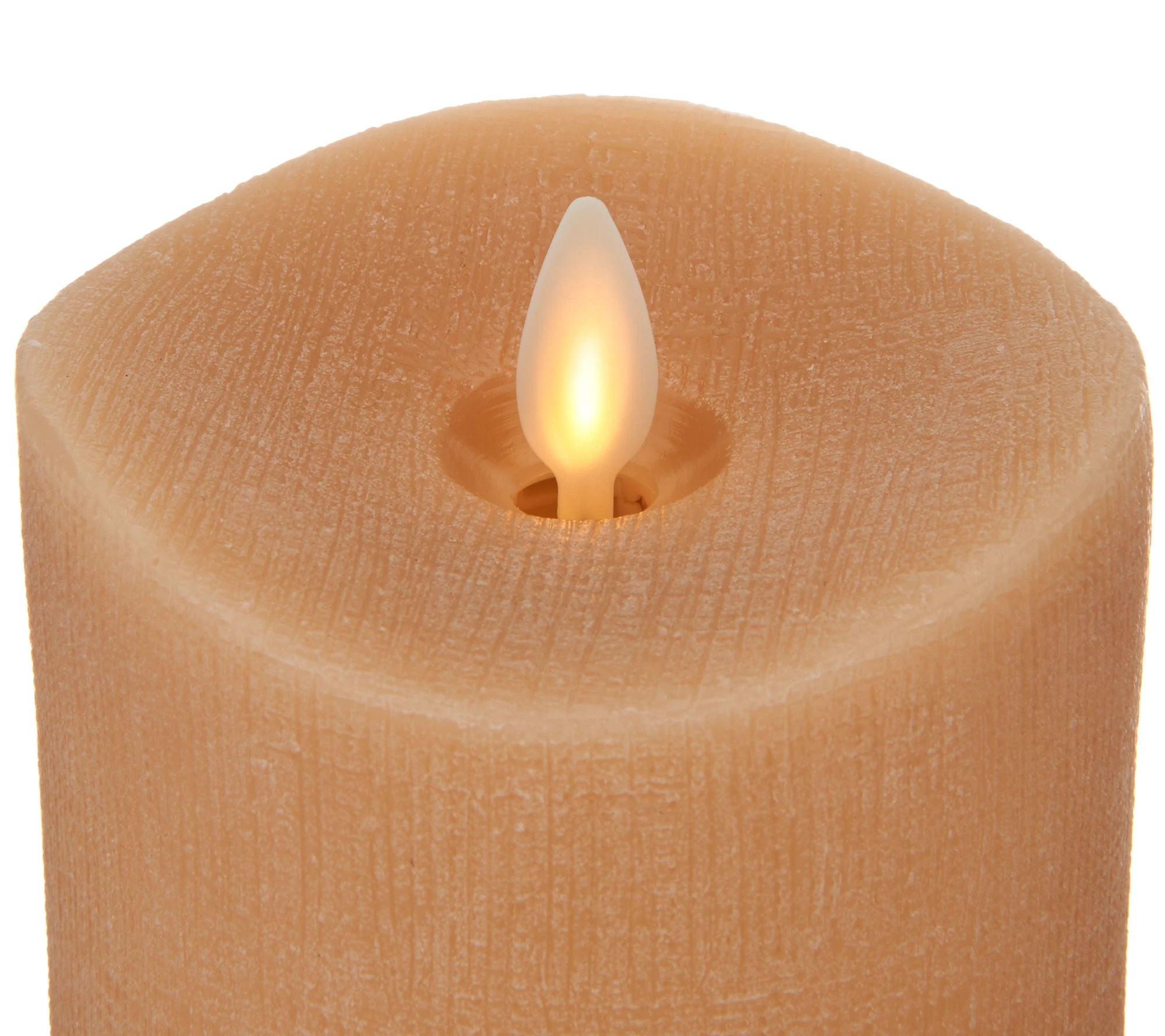 Bethlehem Lights Set of 2 5" & 7" Moving Flame Touch Candle w/Remote