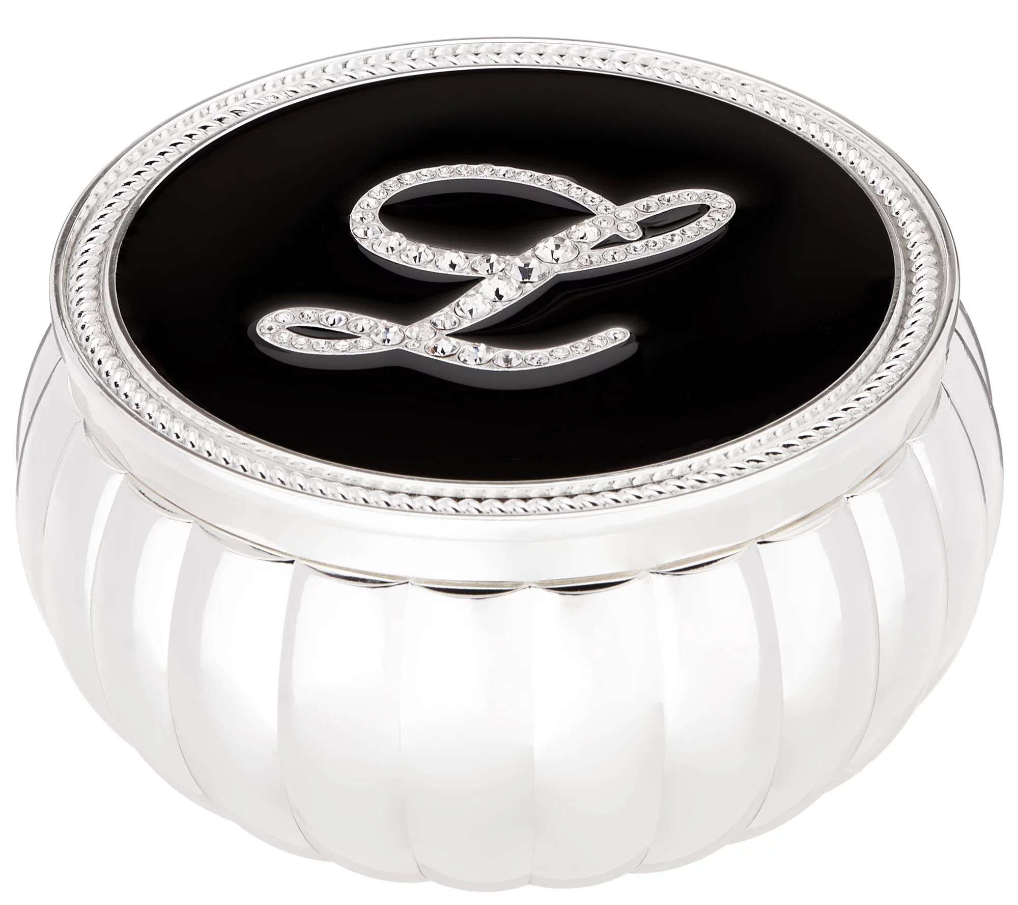 Safekeeper Initial Jewelry Box with Scalloped Base by Lori Greiner