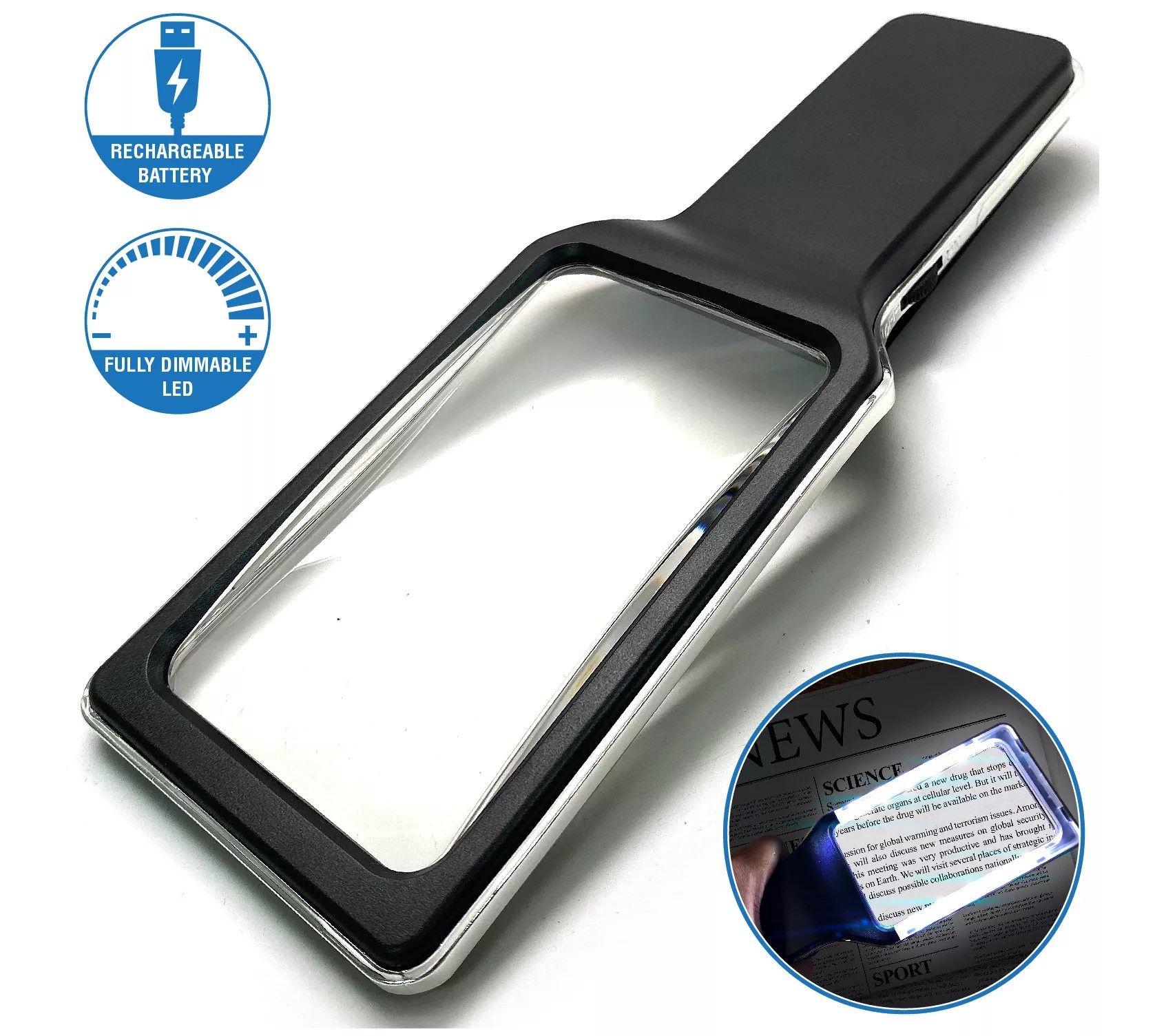 Magnipros 4X Magnifying Glass