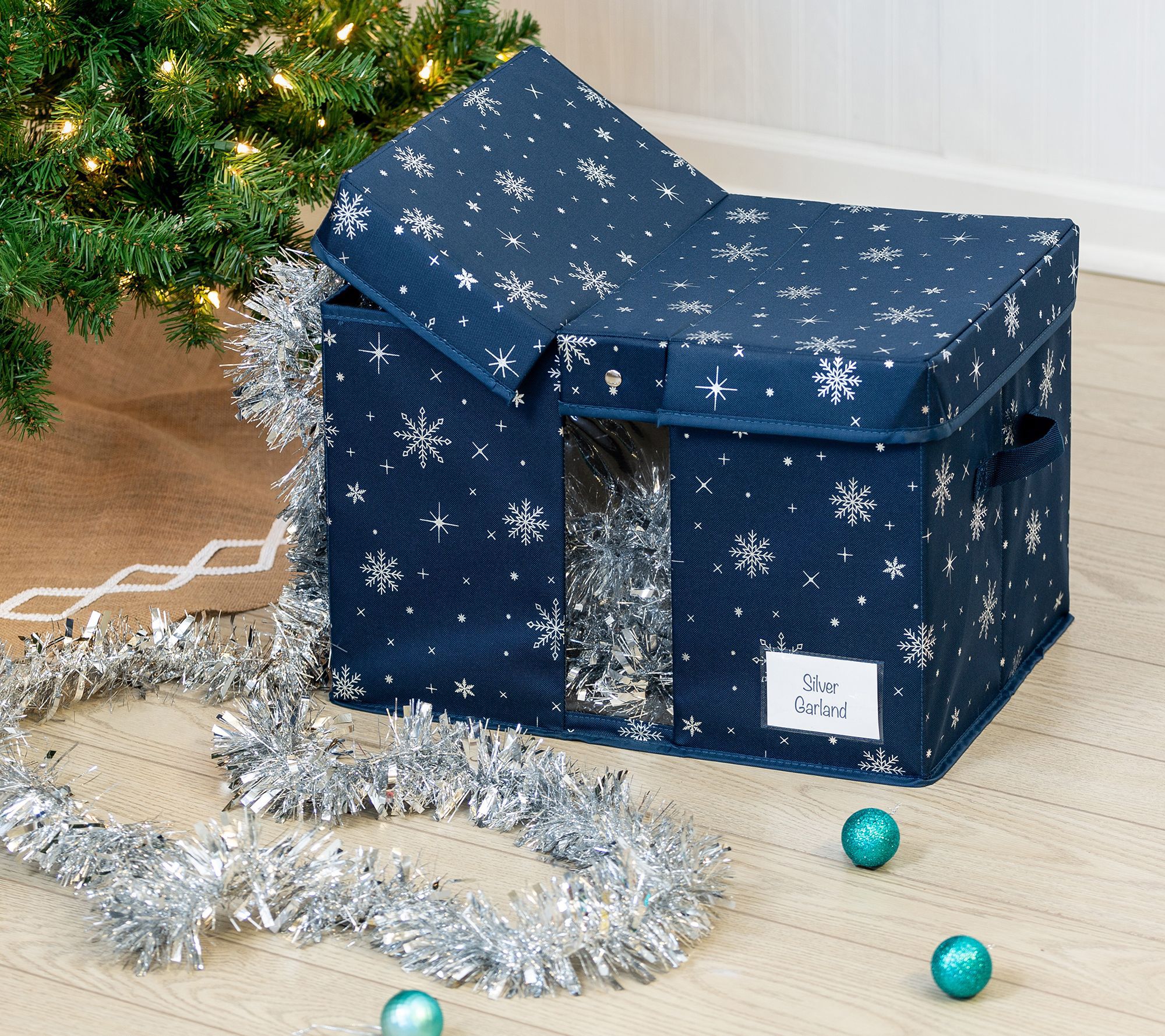 HoneyCanDo Deluxe Holiday Storage Box