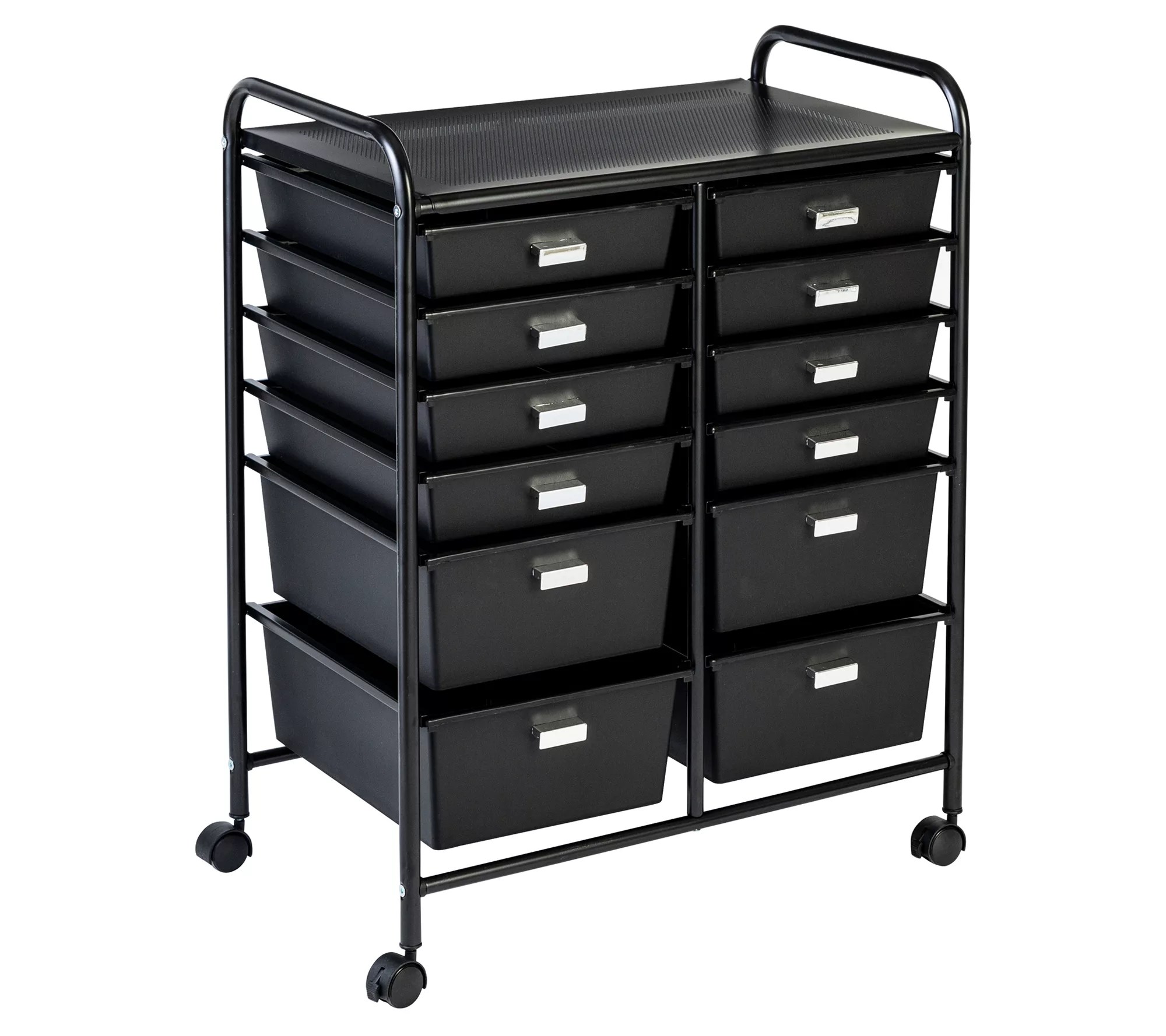 HoneyCanDo 12 Drawer Rolling Storage/Craft Organizer