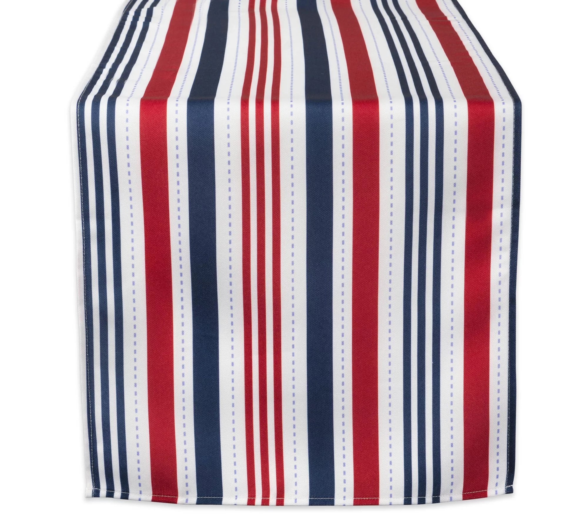 Design Imports Patriotic Outdoor Table Runner 14" x 108"