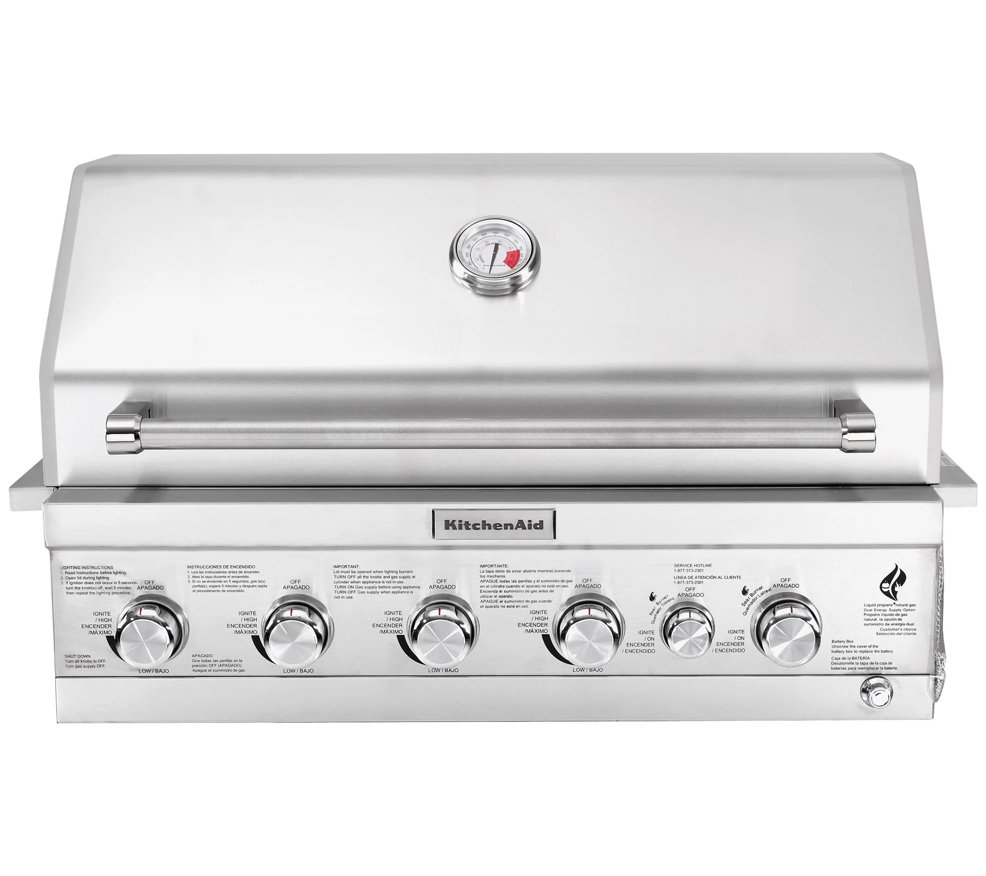 KitchenAid 4Burner w/ Searing & Rotisserie Burner