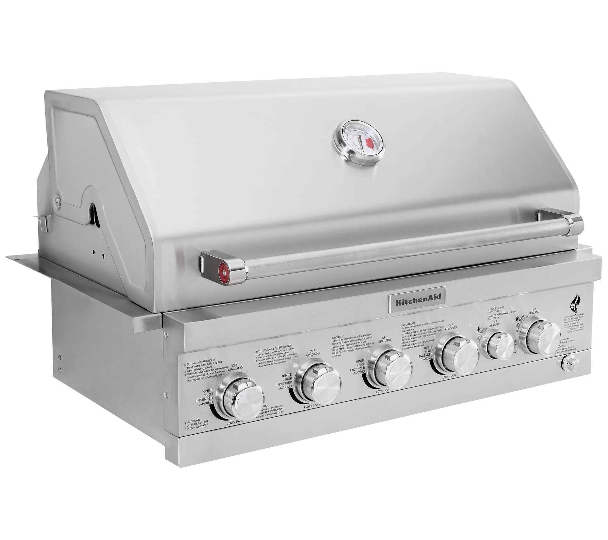 KitchenAid 4Burner w/ Searing & Rotisserie Burner
