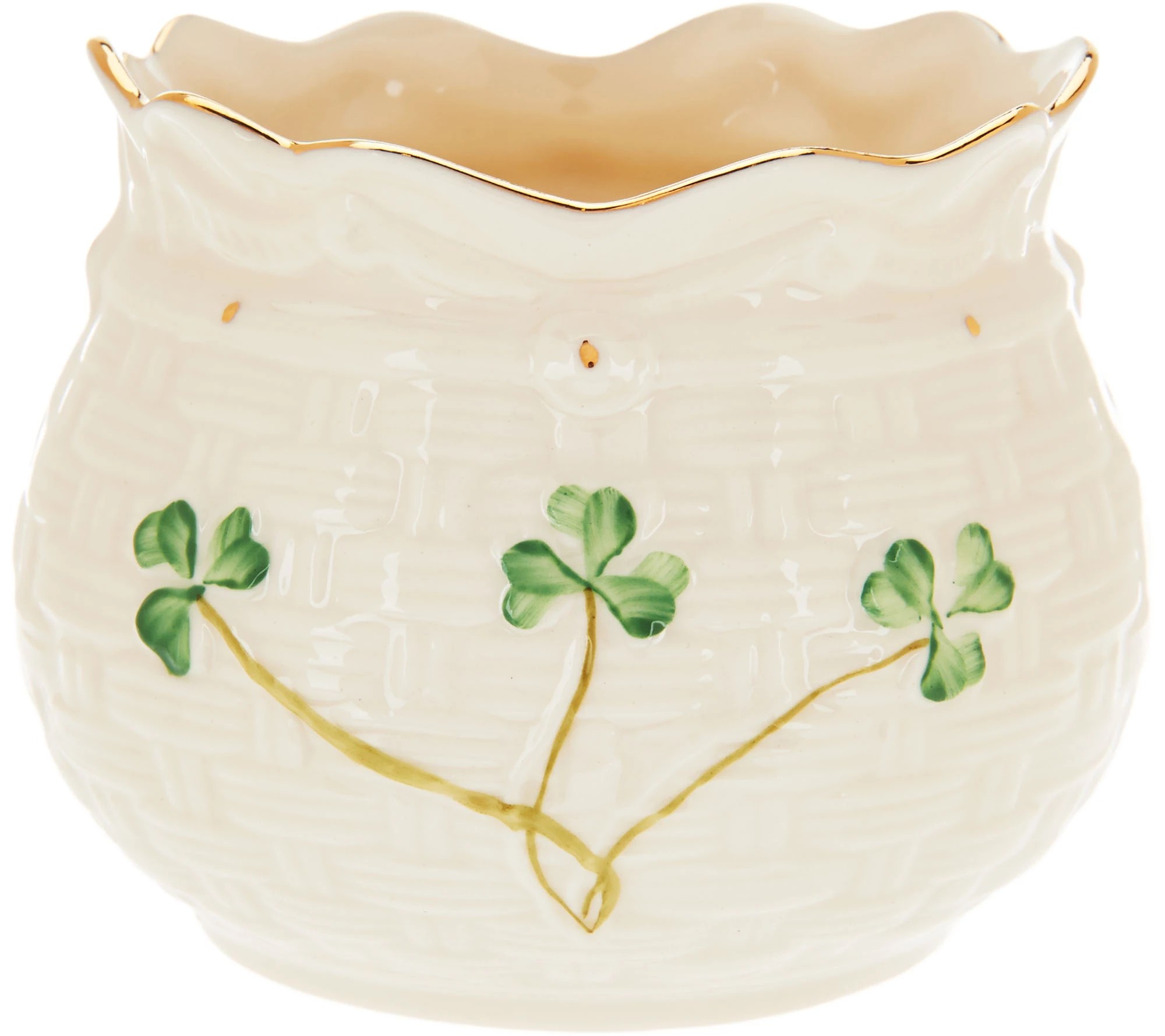 Belleek Kells Choice of Vase or Bowl
