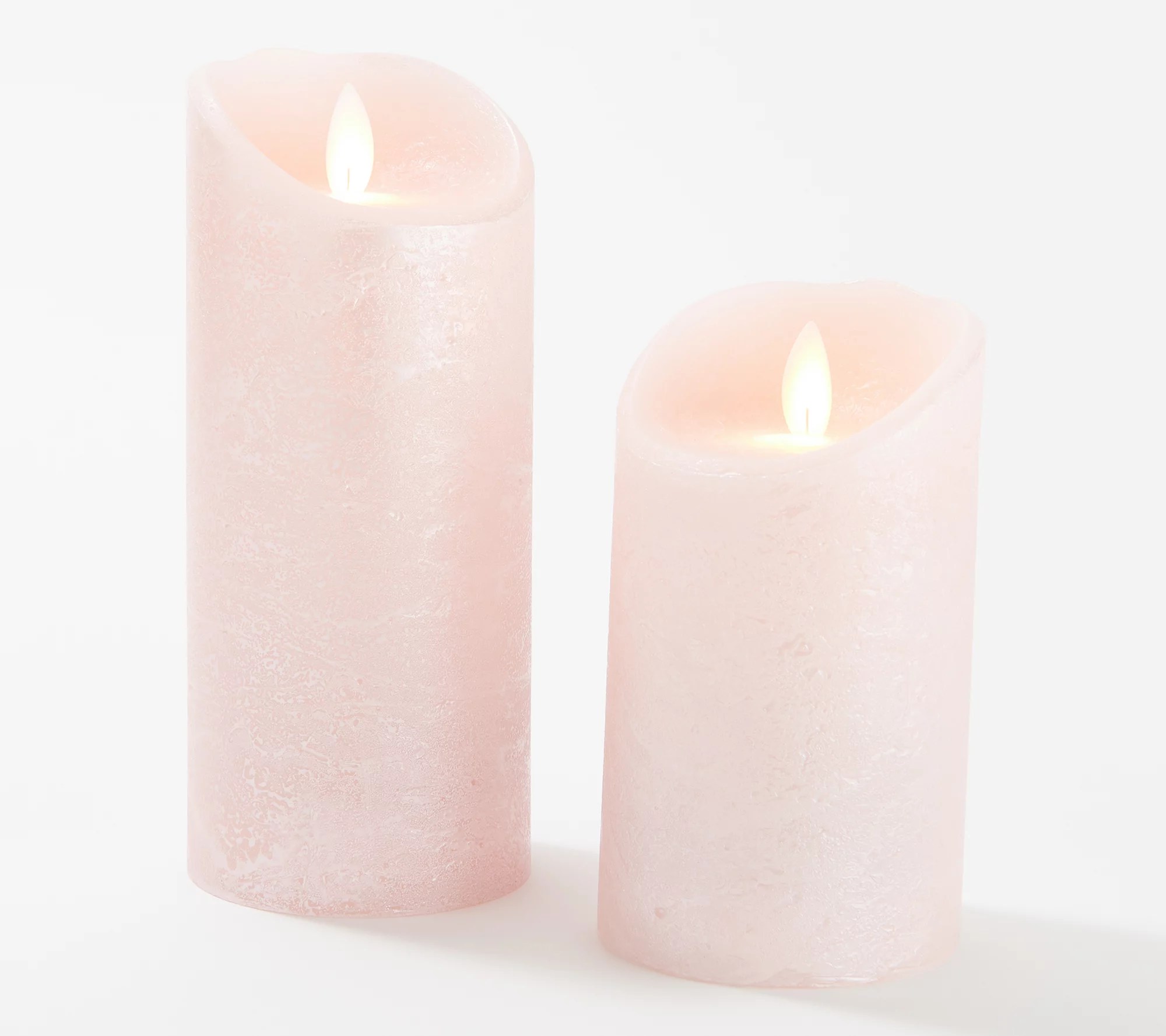 Candle Impressions S/2 Mirage Gold Rustic Pillars by Sterno Home