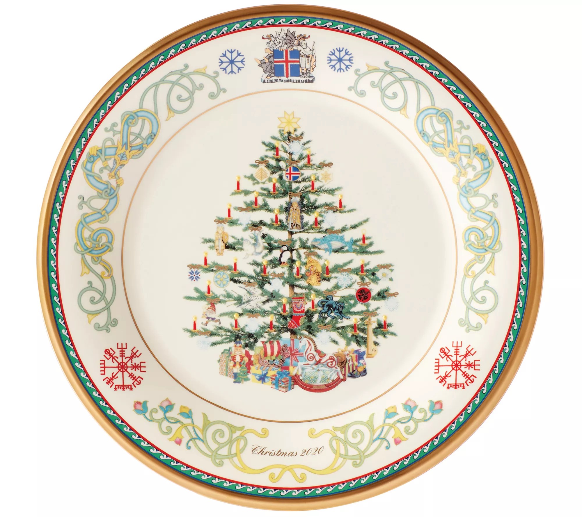 2022 Christmas Tree Around The World Lenox Lenox 2020 Trees Around The World Plate Iceland - Qvc.com