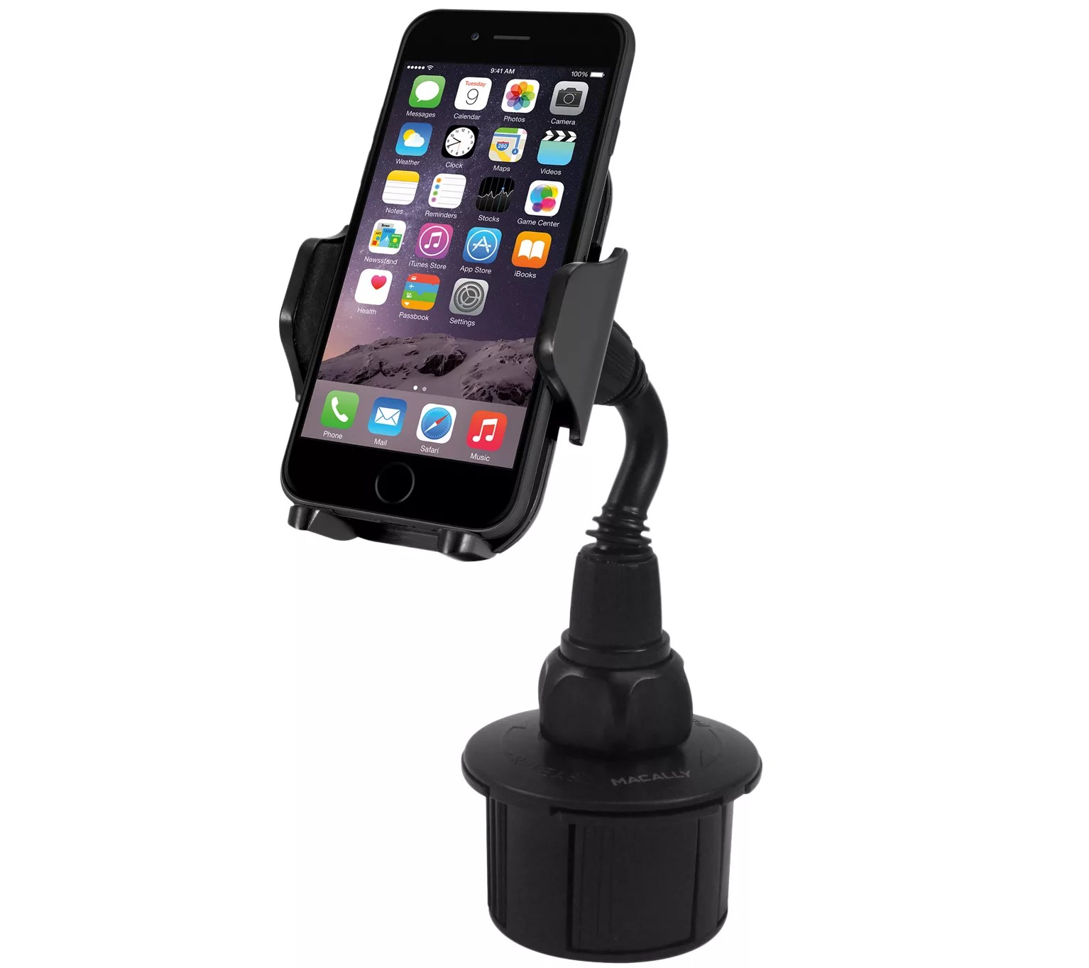 2.5" Adjustable Cup Holder for iPhone, iPod & Mobile Devices
