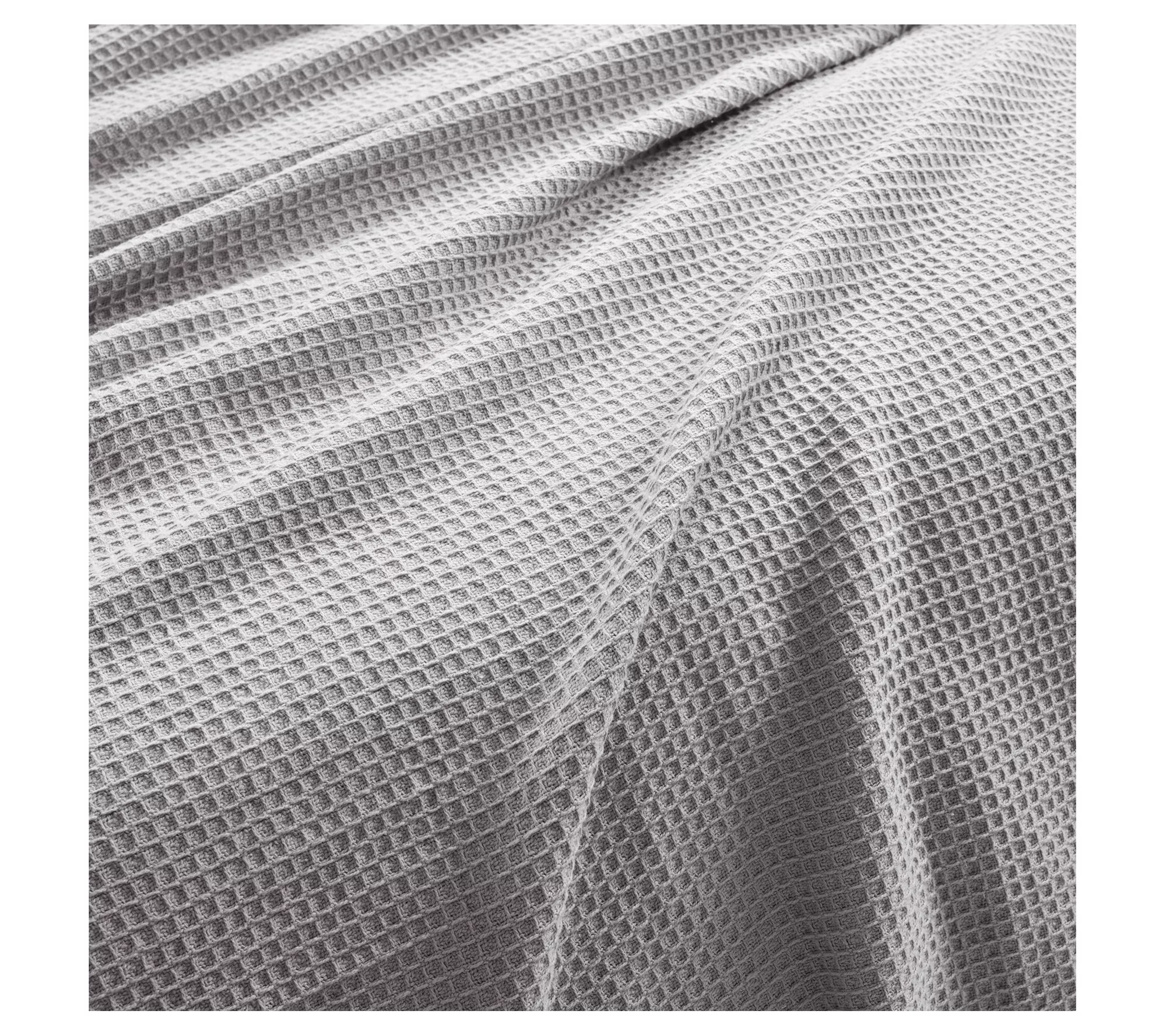 Lush Decor Waffle Cotton Knit Blanket/Coverlet,F/QN