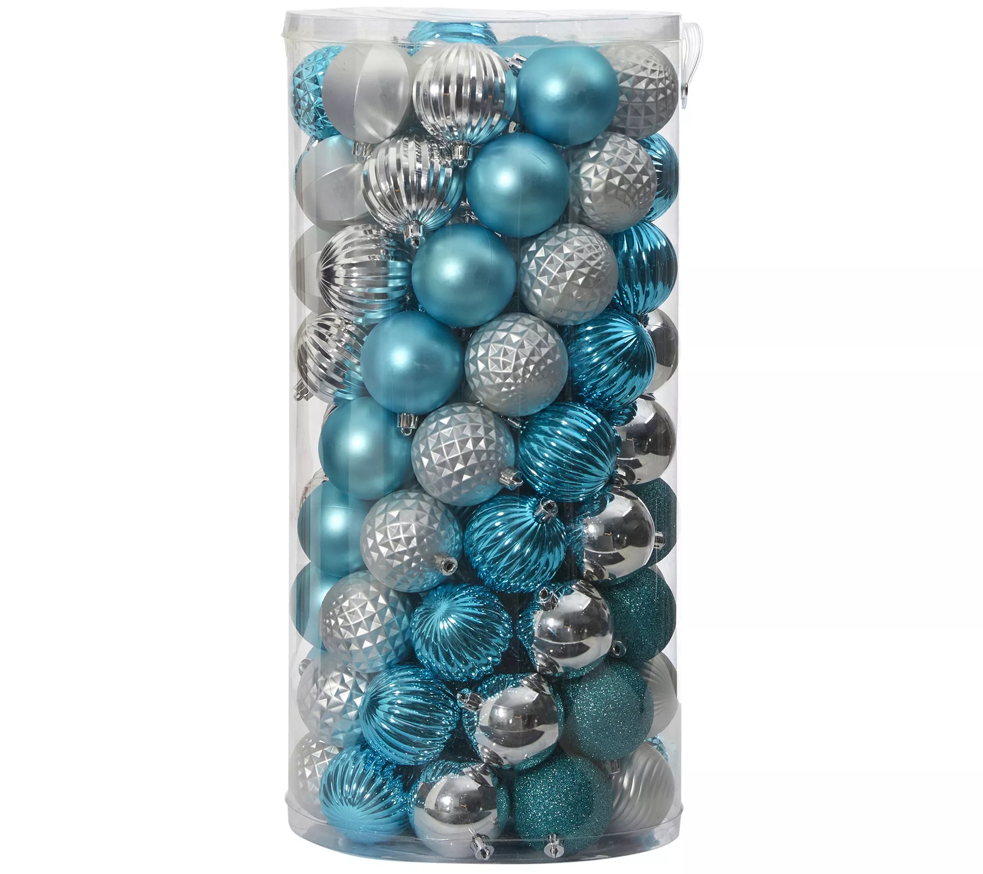 Shatterproof, 101 Count Christmas Tree Ornament Set, 60mm