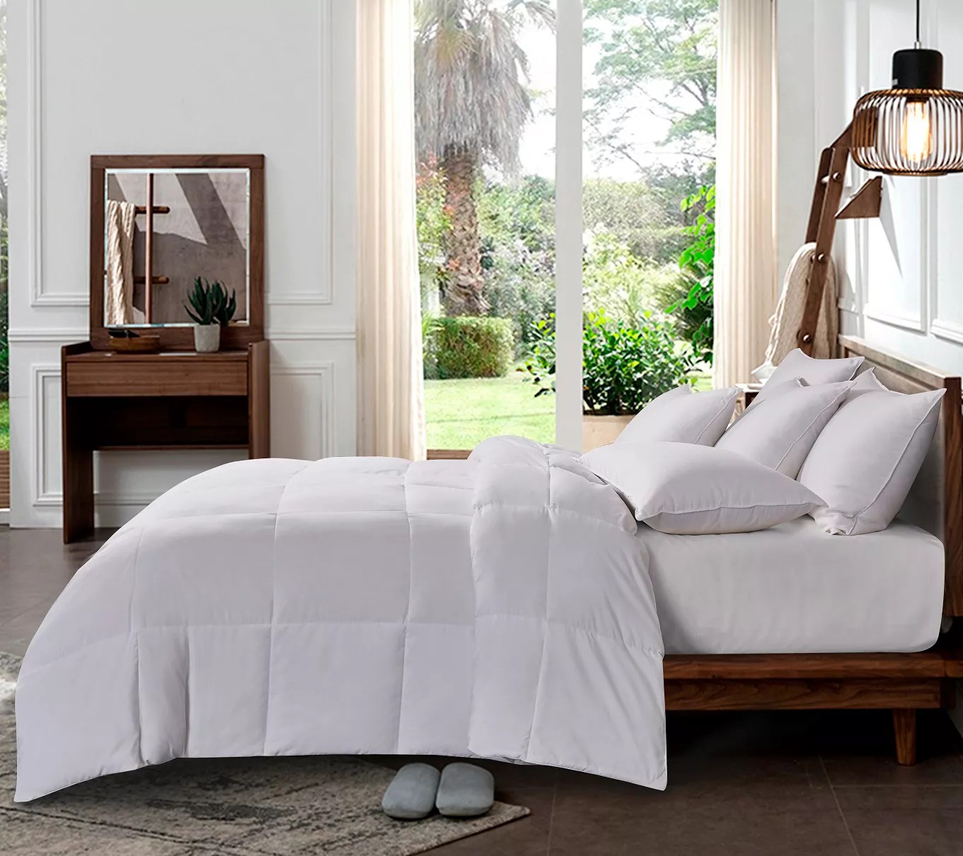 Cannon Microfiber Light Warm WGF & Down Fiber Comforter Twin