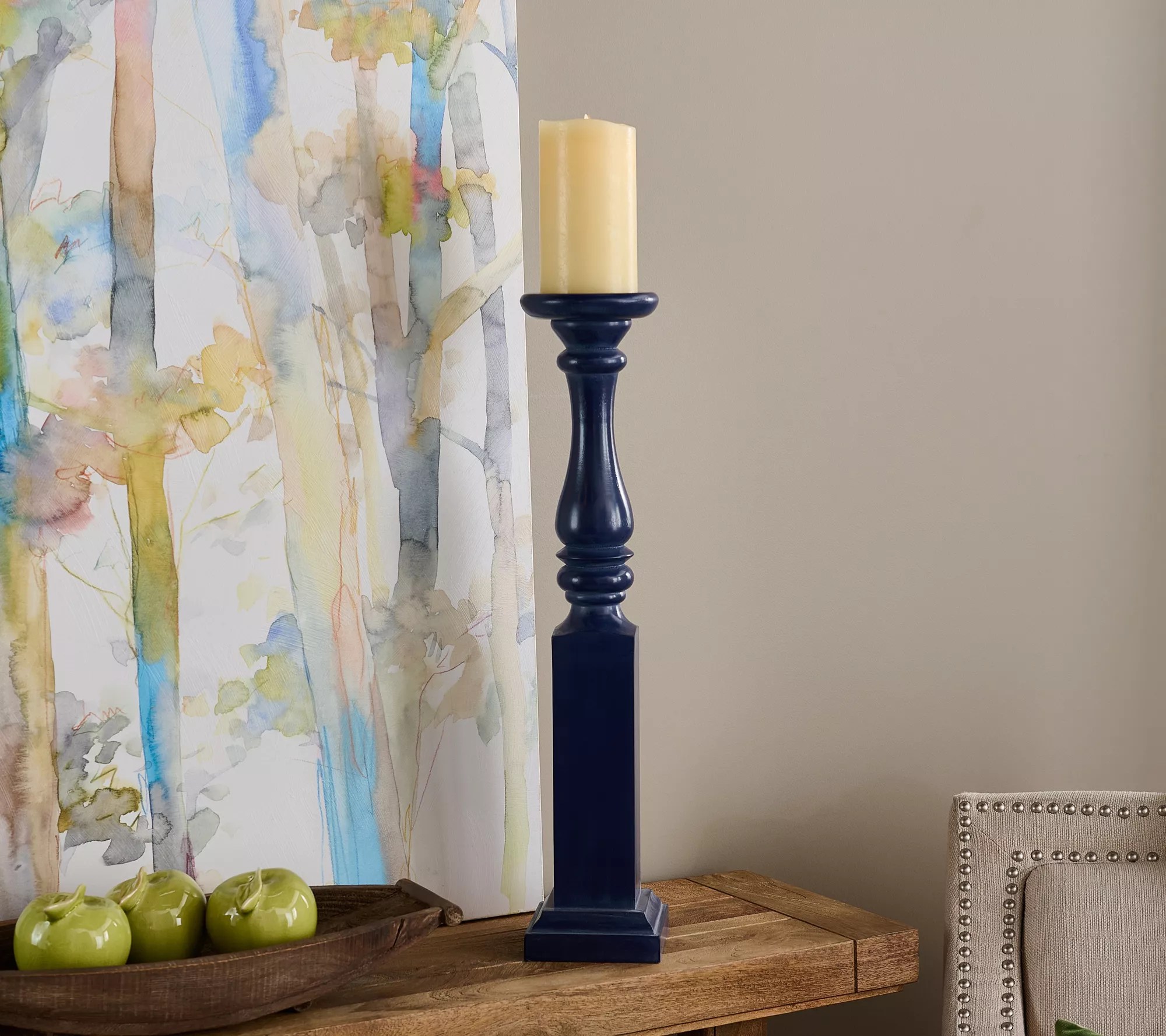 24.5" Oversized Pedestal Candle Holder by Valerie
