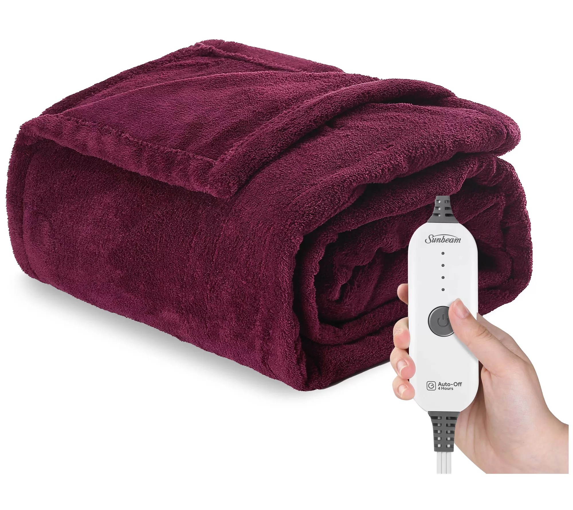 Sunbeam Nordic Premium Heated Throw Foot PocketBlanket