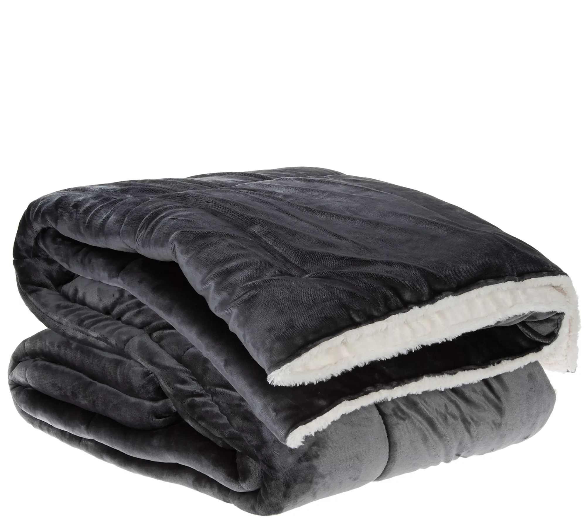 London Fog Supreme Velvet Comforter with 50"x60" Throw