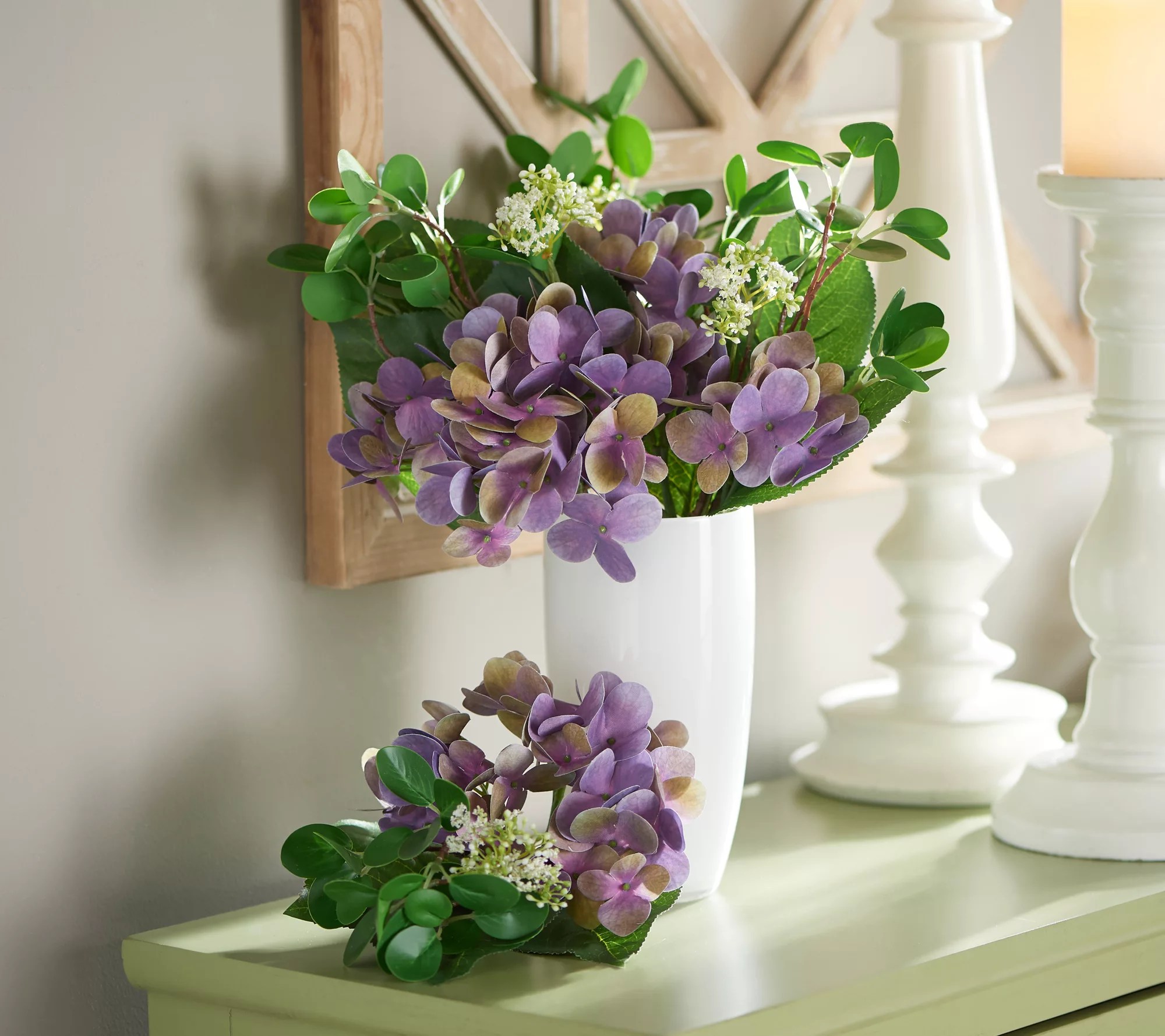 Set of 4 Hydrangea Floral Picks by Valerie