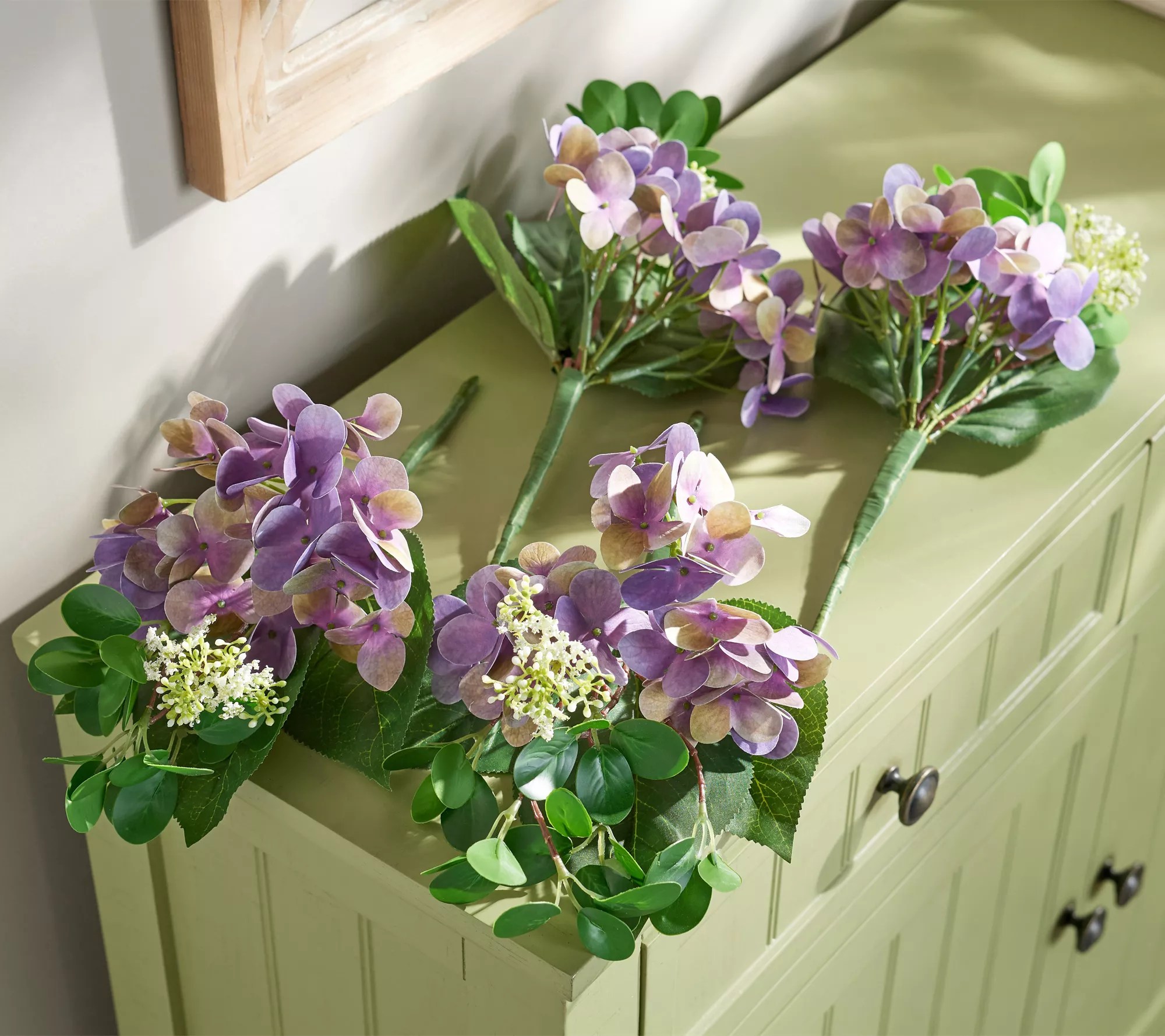 Set of 4 Hydrangea Floral Picks by Valerie