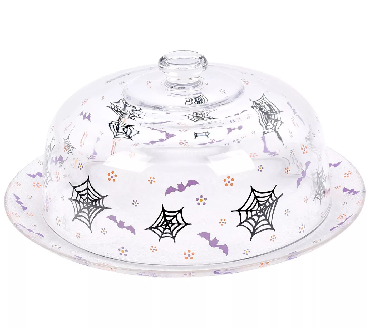 Temptations Special Edition Glass Cake Plate with Dome Lid