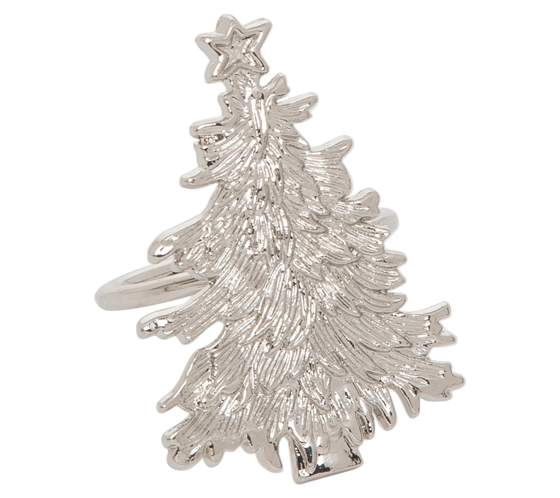 Christmas Tree Napkin Ring Set of 4 by Valerie