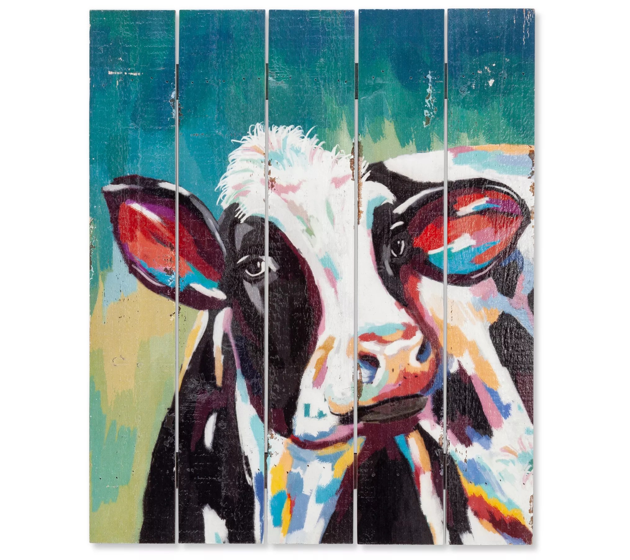 Set of 4 Wooden Farm Animal Wall Decor by Gerson Co.