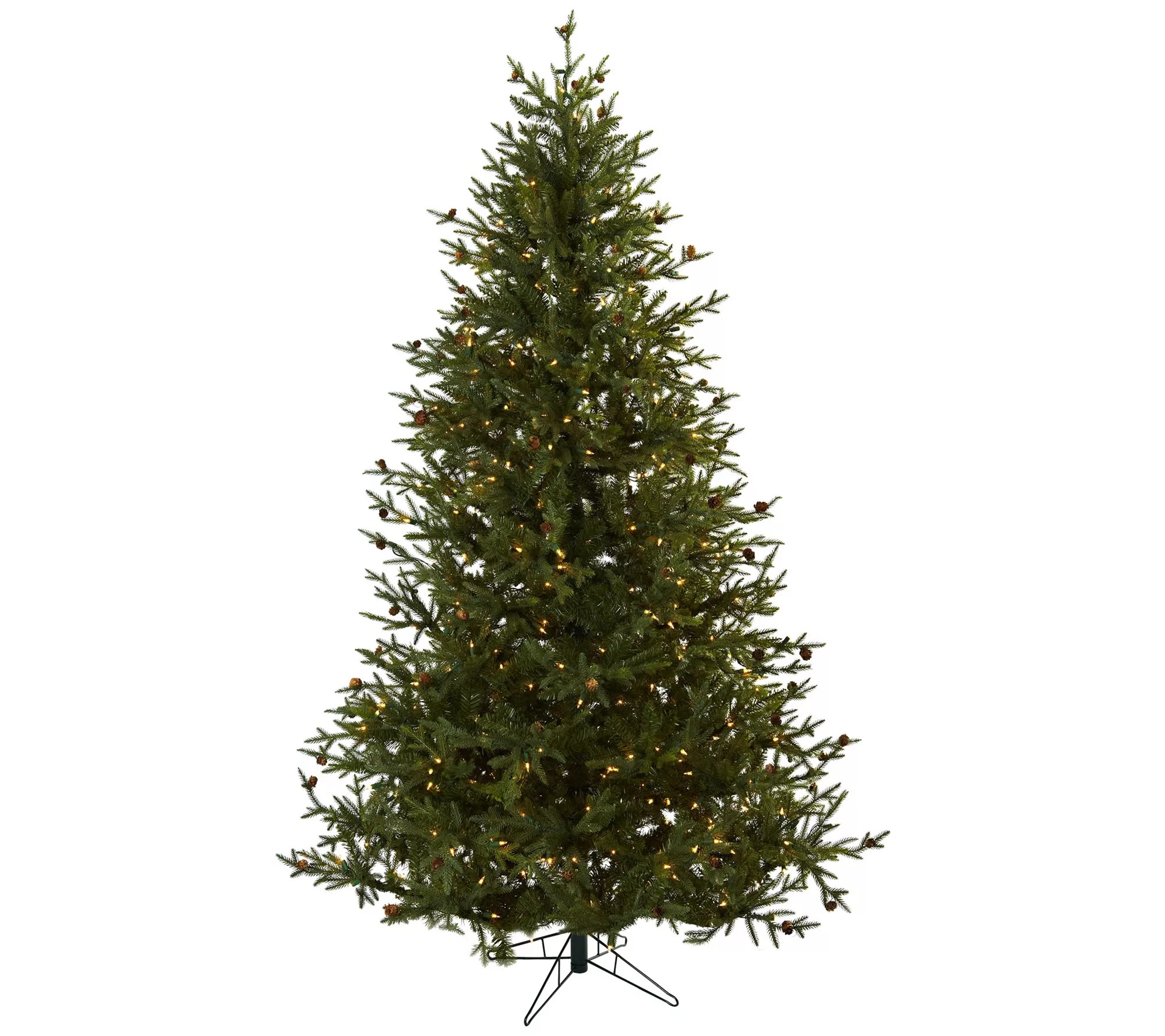 7.5' Christmas Tree w/500 Clear Lights by Nearly Natural