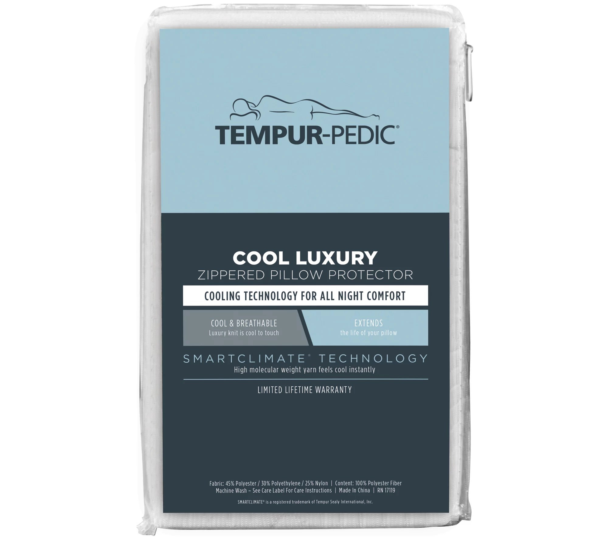TempurPedic Cool Luxury Zippered Pillow Protec torKing