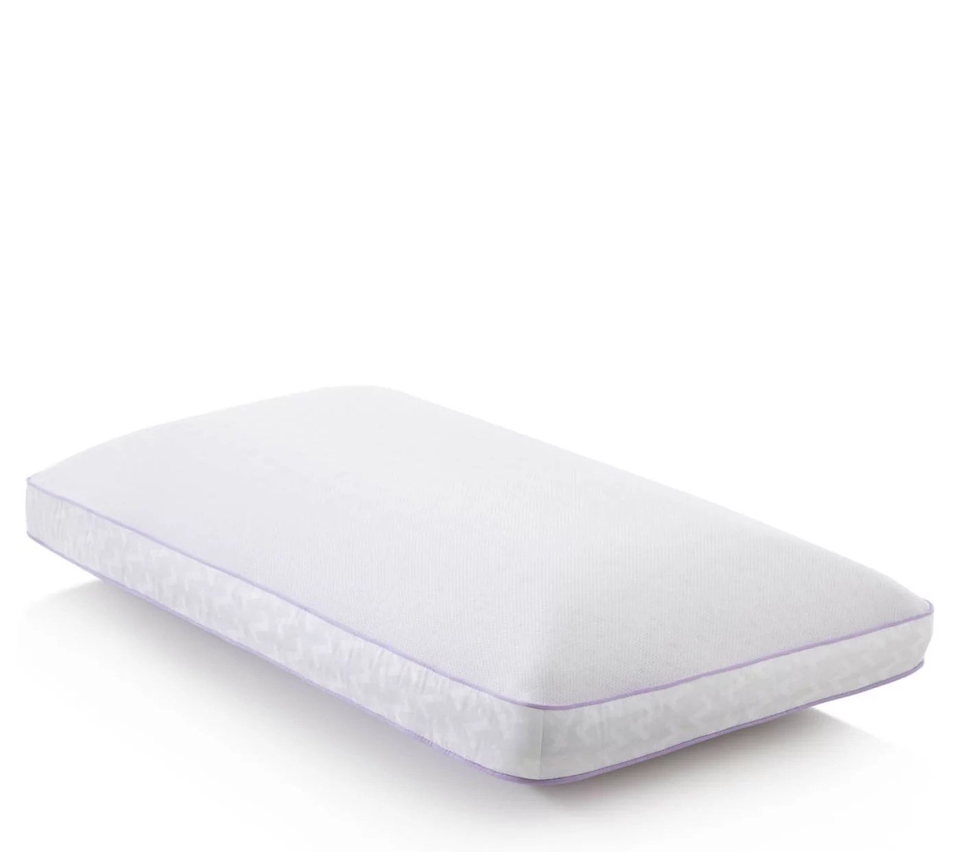 Z Zoned Dough Lavender Memory Foam Pillow Queen Mid Loft