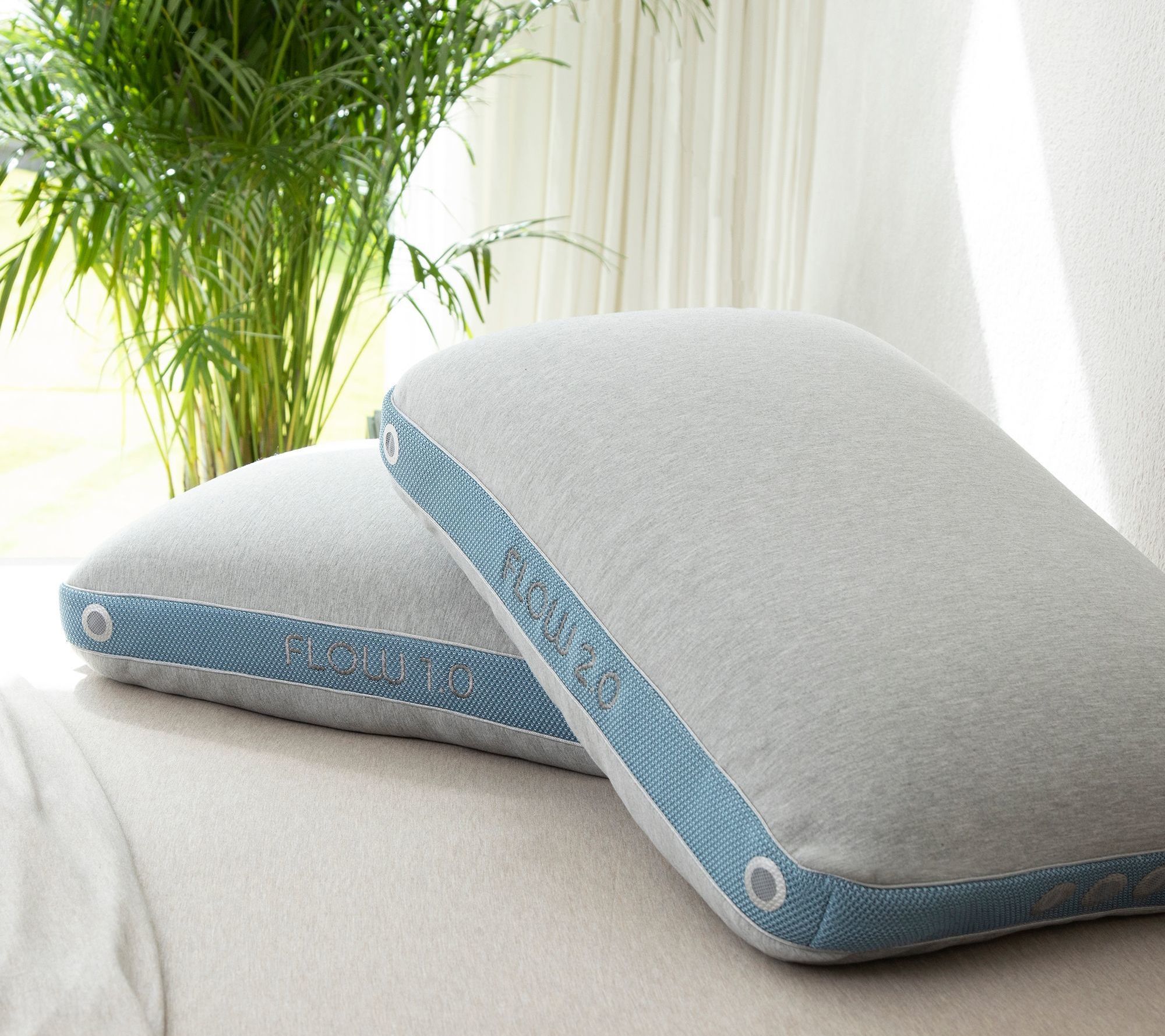 Flow Series 1.0 Pillow w/ Removable Cover by BEDGEAR