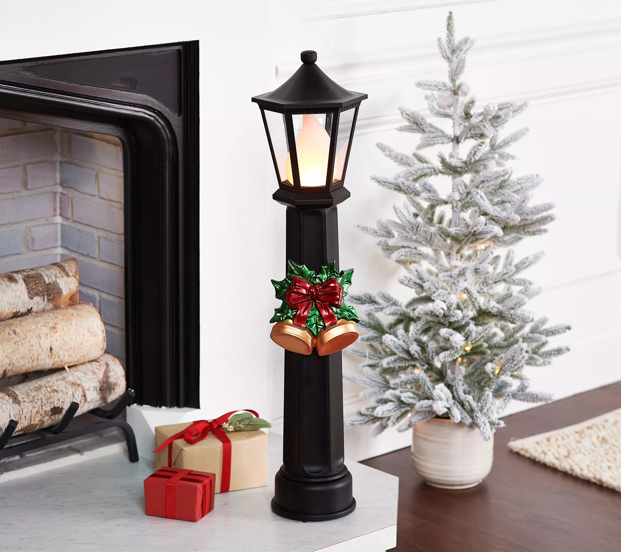 Mr. Christmas 30" Illuminated Blow Mold Lamp Post