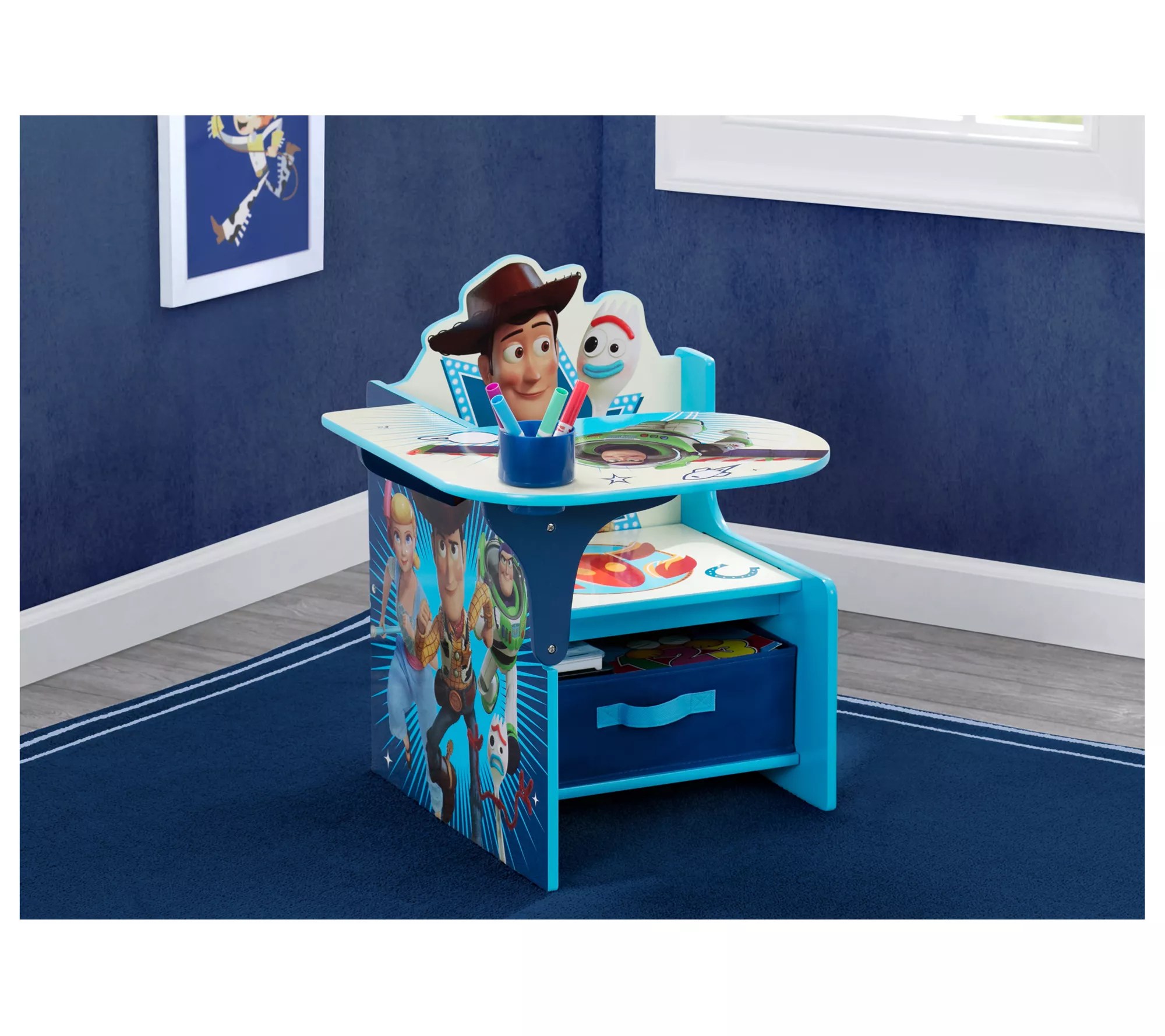 Delta Children Toy Story Chair Desk with Storage Bin