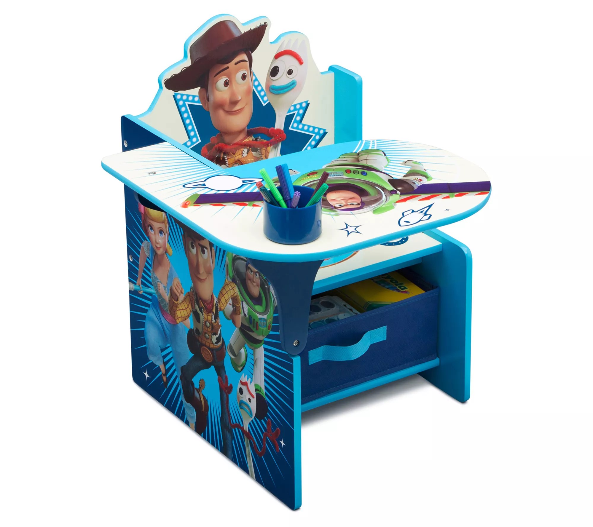 Delta Children Toy Story Chair Desk with Storage Bin