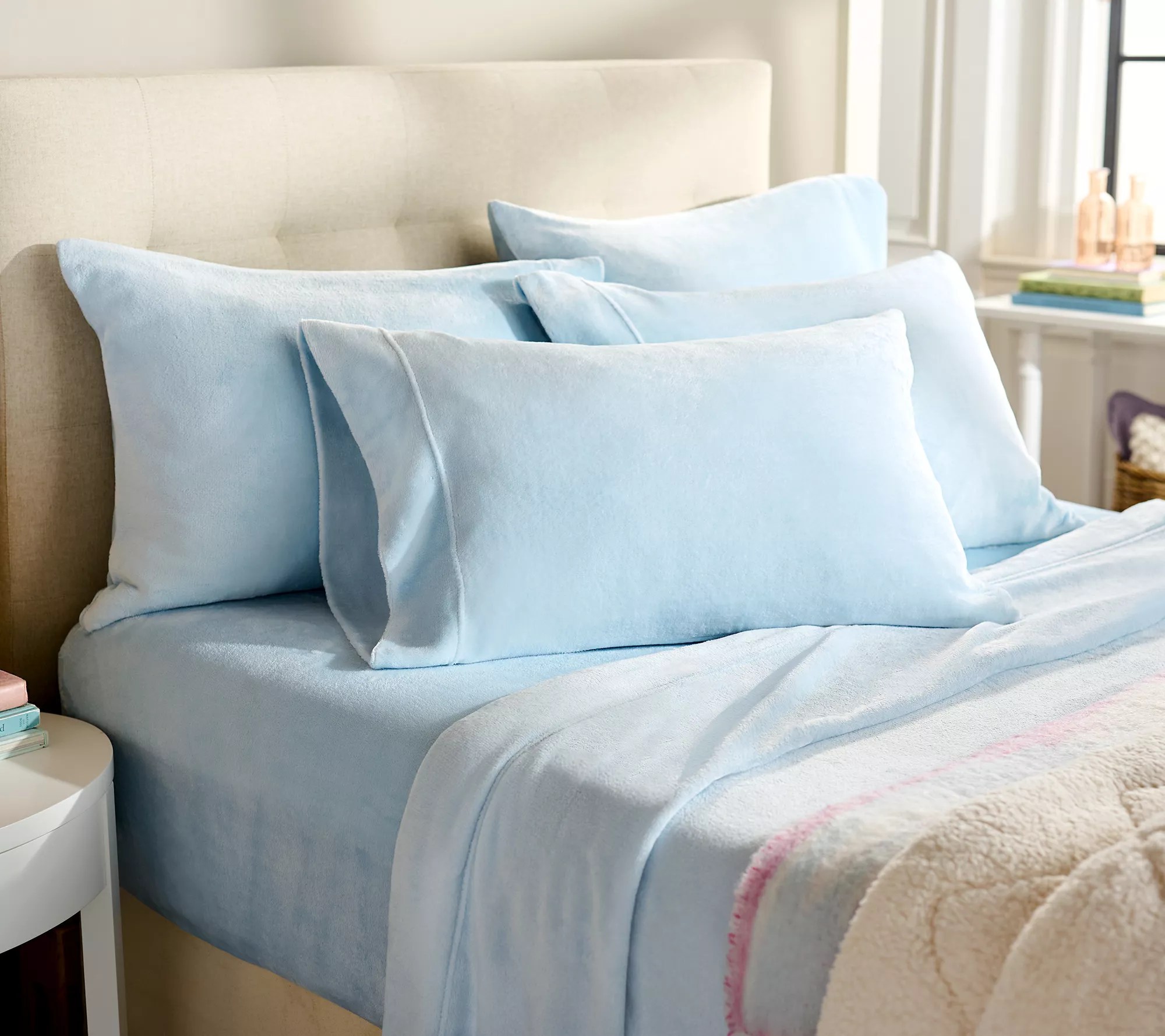 Berkshire Velvetsoft Sheet Set with Extra Pillowcases