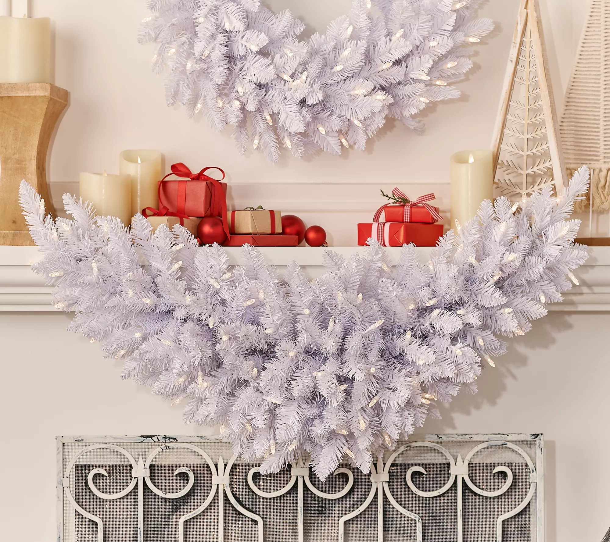 Bethlehem Lights 48" White Color Flip Overlit Swag