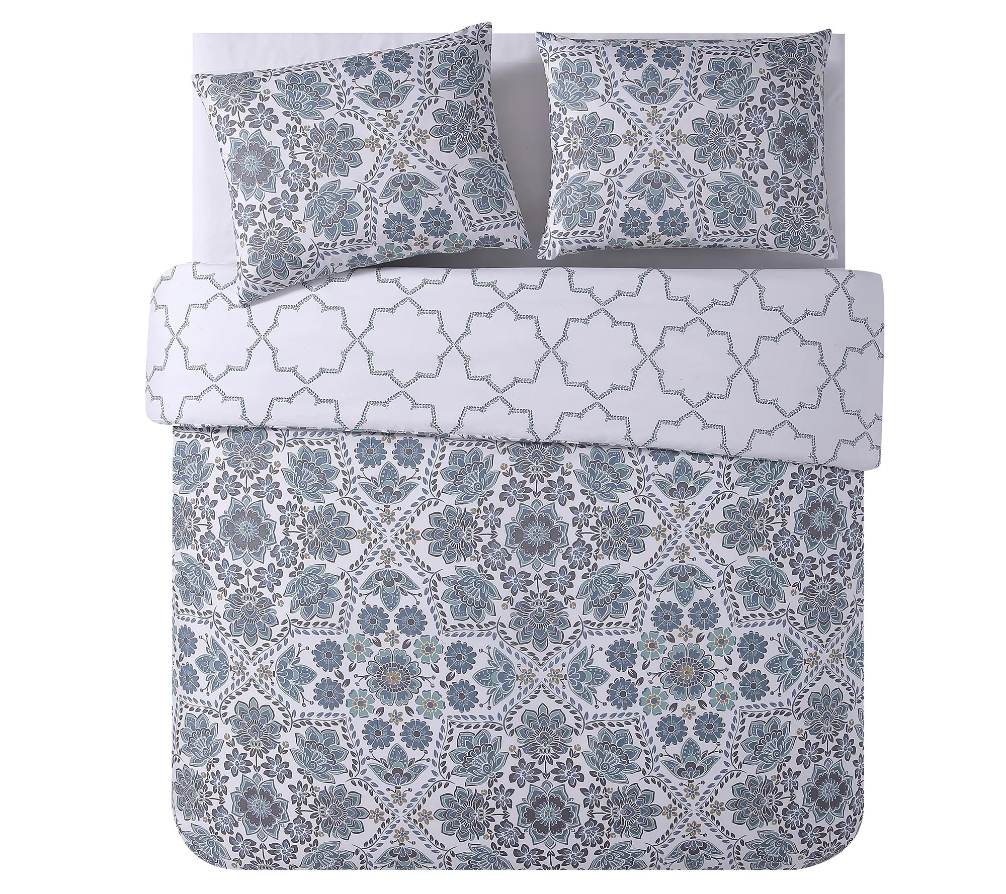 VCNY Home Agnes 2pc Twin XL Duvet Cover Set