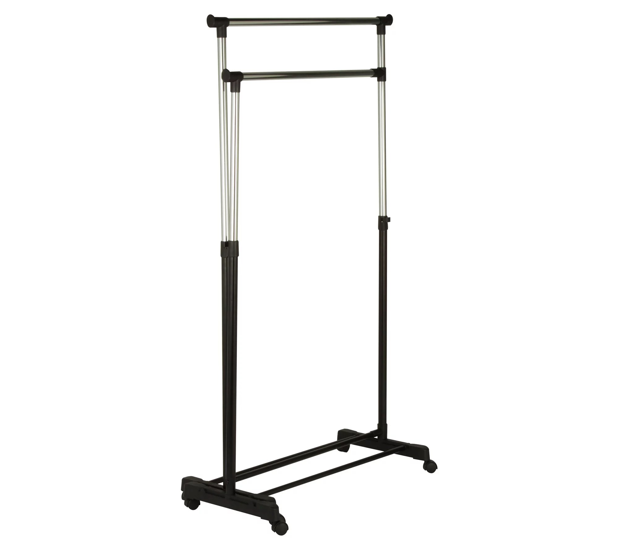 HoneyCanDo DualBar Corner Garment Rack