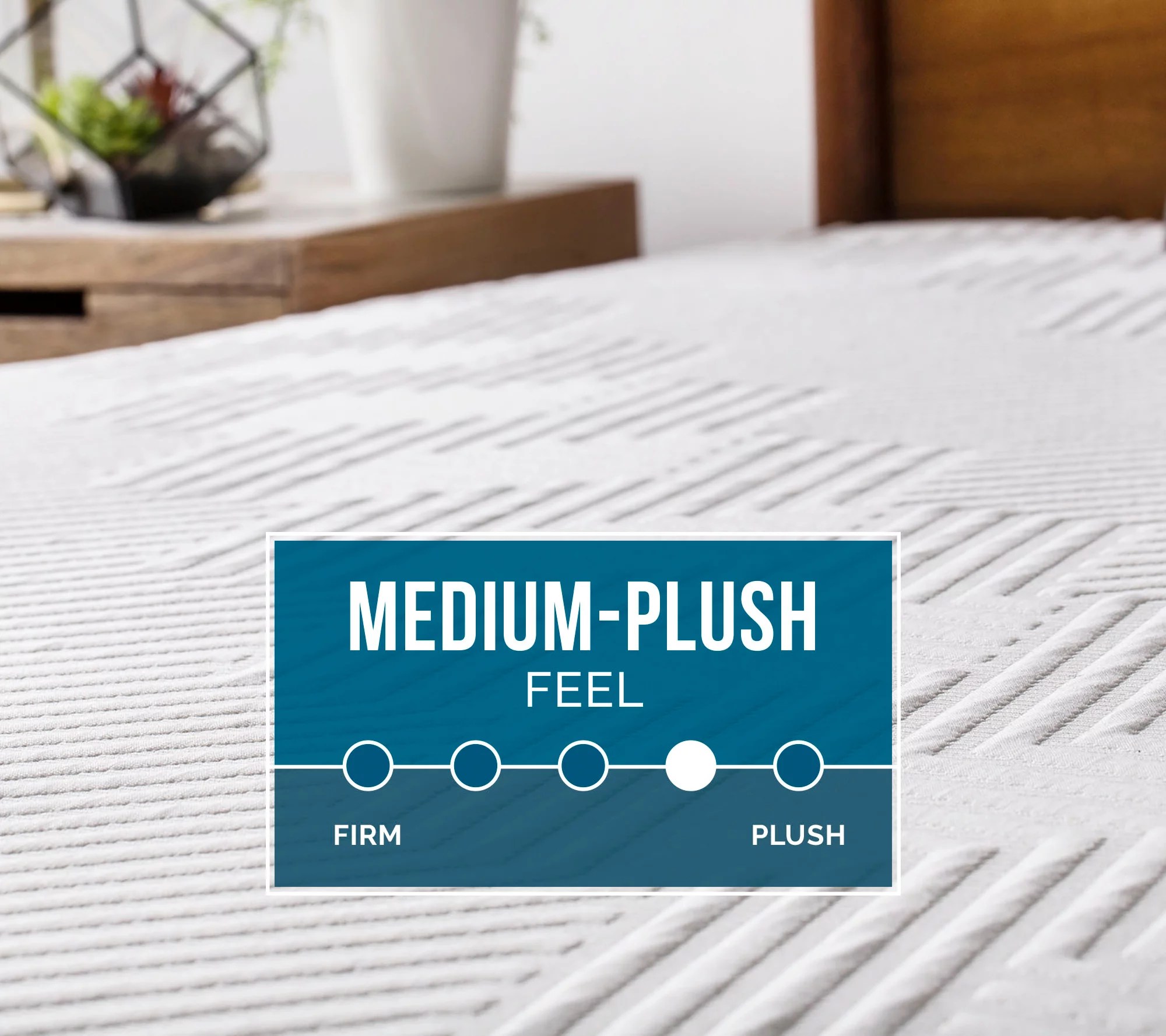 LUCID Comfort Collection 10" Medium Mattress, Queen