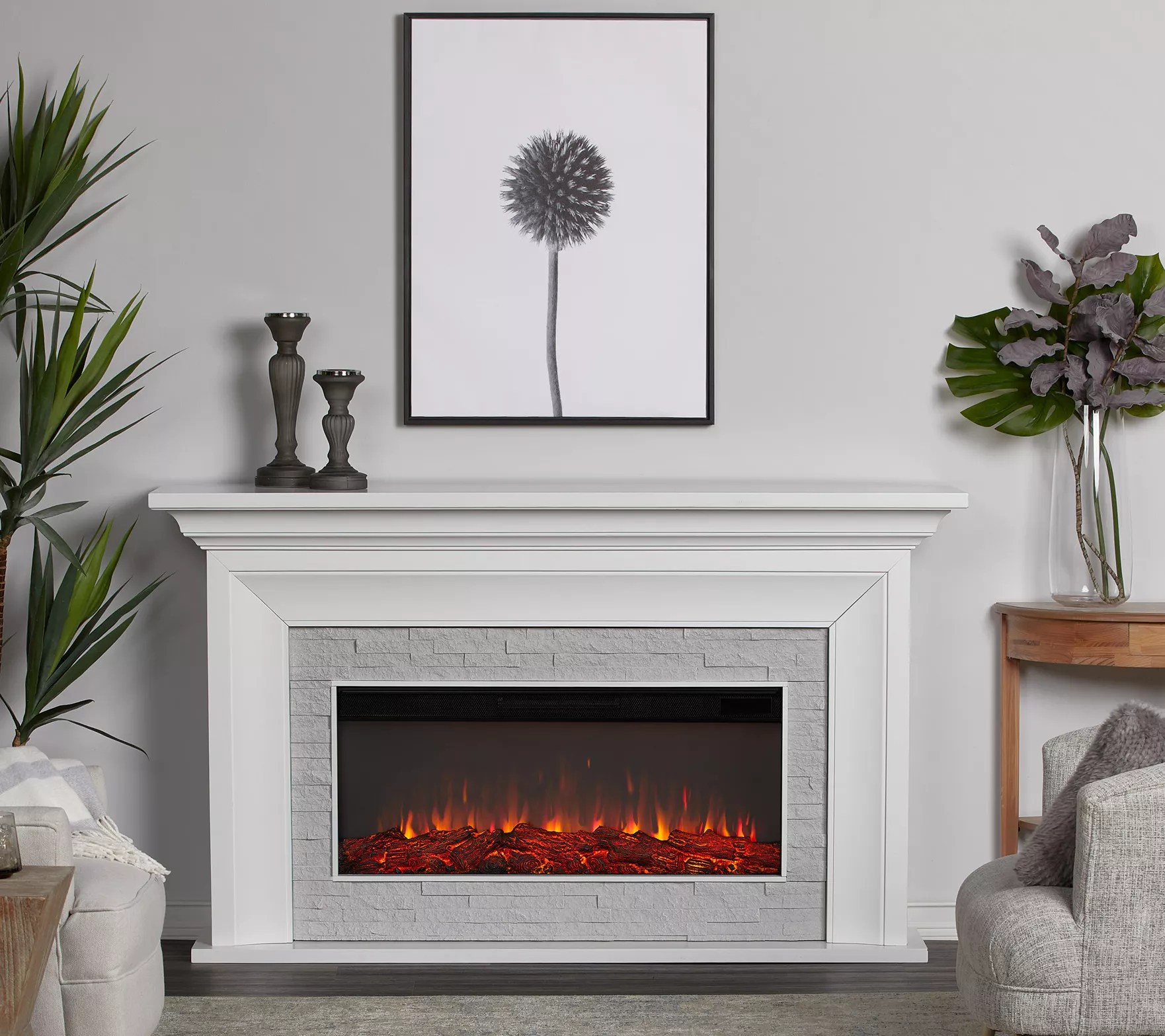 Real Flame Sonia Landscape Electric Fireplace