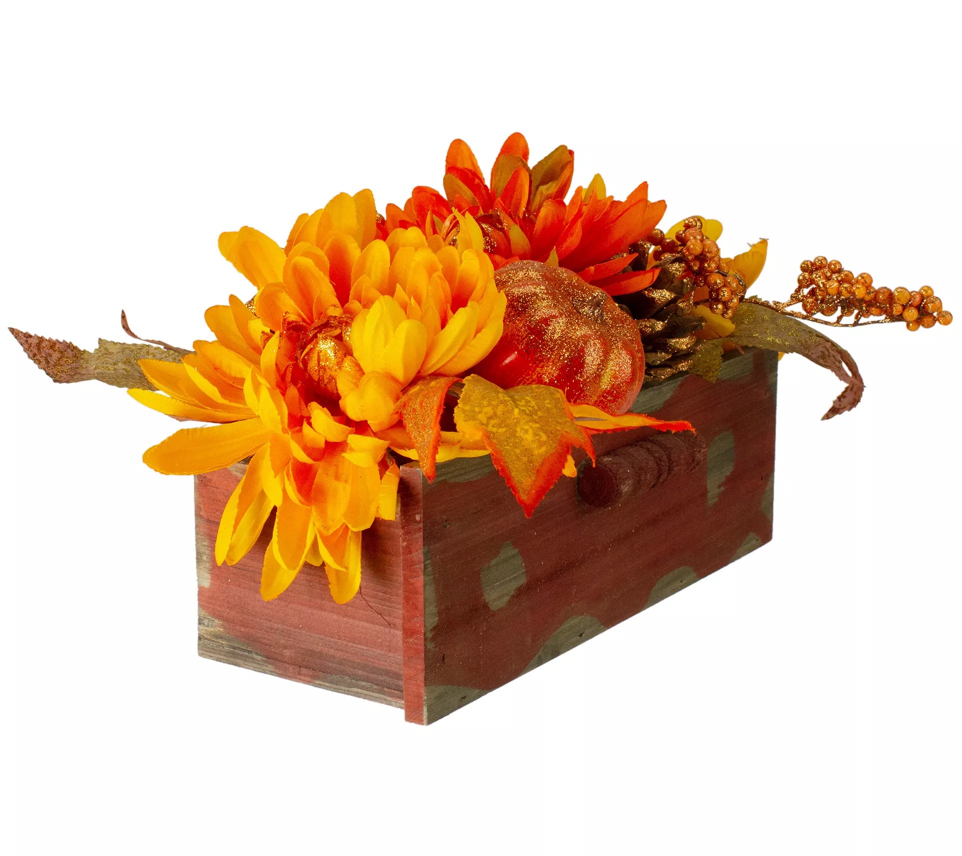 Northlight 14" Harvest Maple & Berry Arrangement Centerpiece