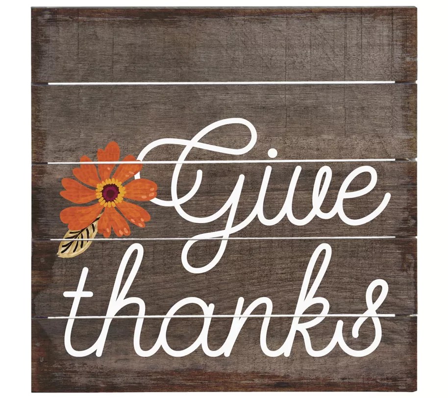 Give Thanks Pallet Petite By Sincere Surroundings.