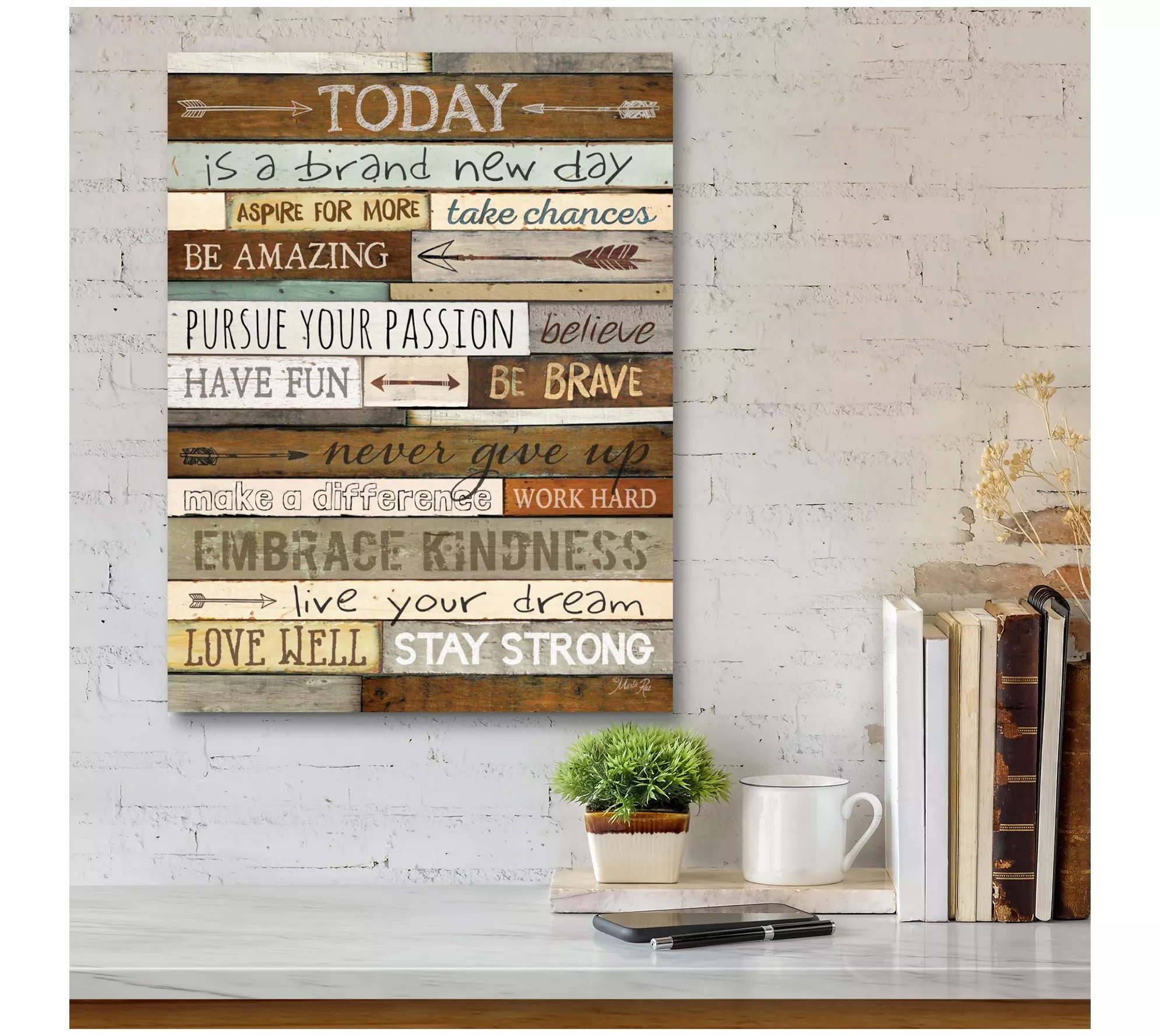 Courtside Market Today 16x20 Canvas Wall Art