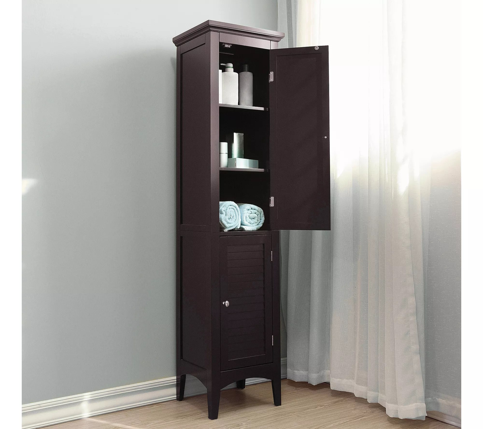 Teamson Home Two Doors Tower Storage