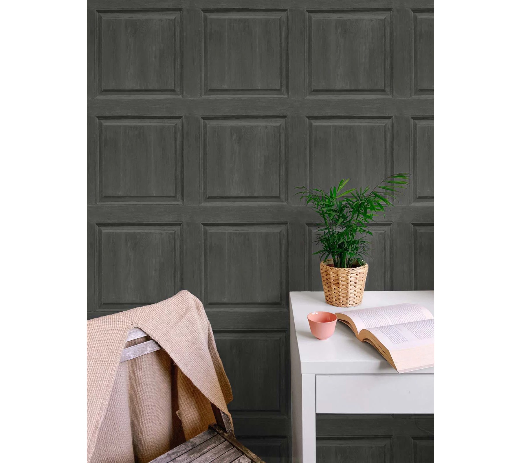 Arthouse Washed FauxPanel PeelandStick Wallpaper