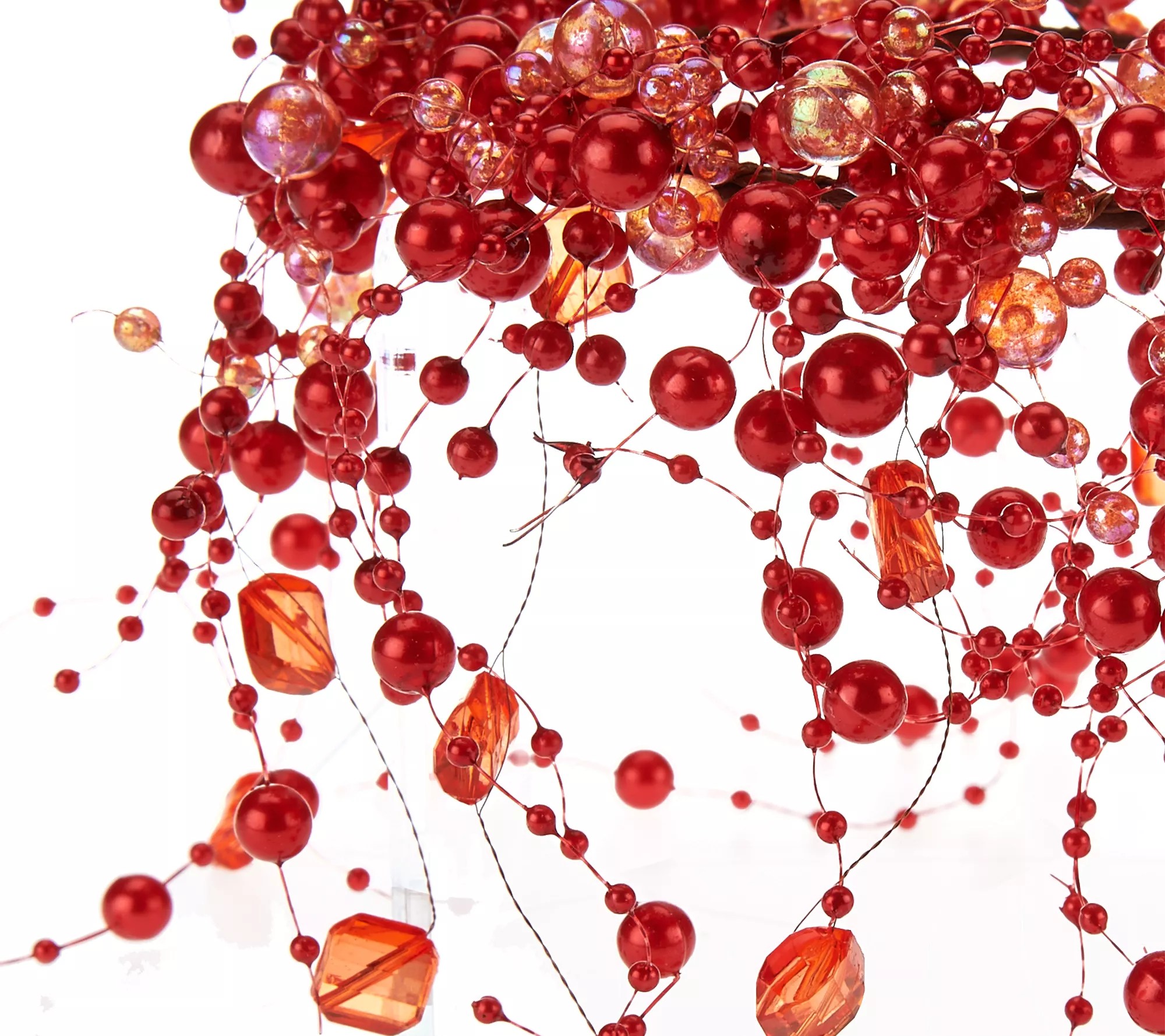 "As Is" Set of 3 Cascading Pearl Candle Rings by Valerie