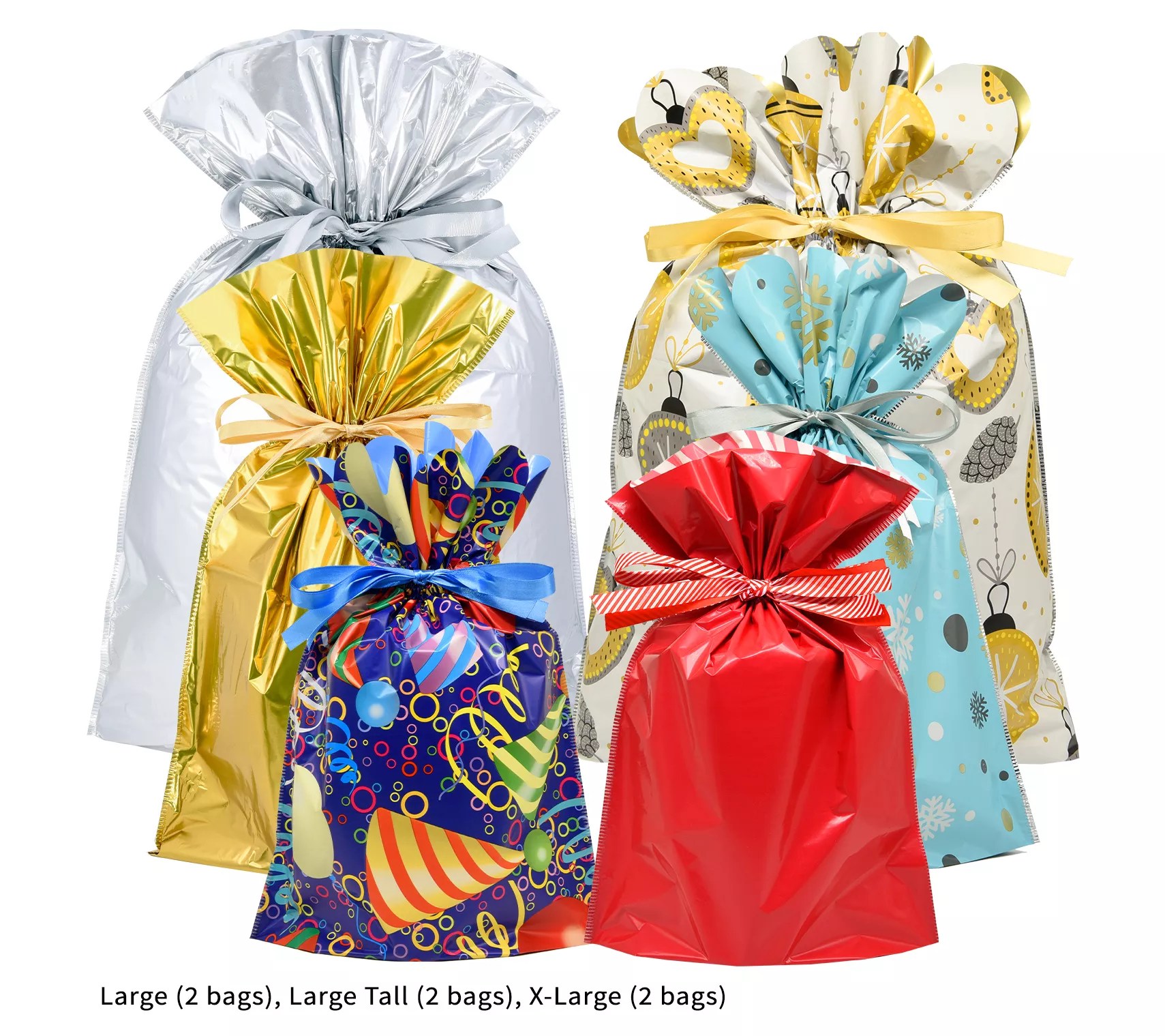 Giftmate 12Piece Scallop Gift Bags with GiftTags