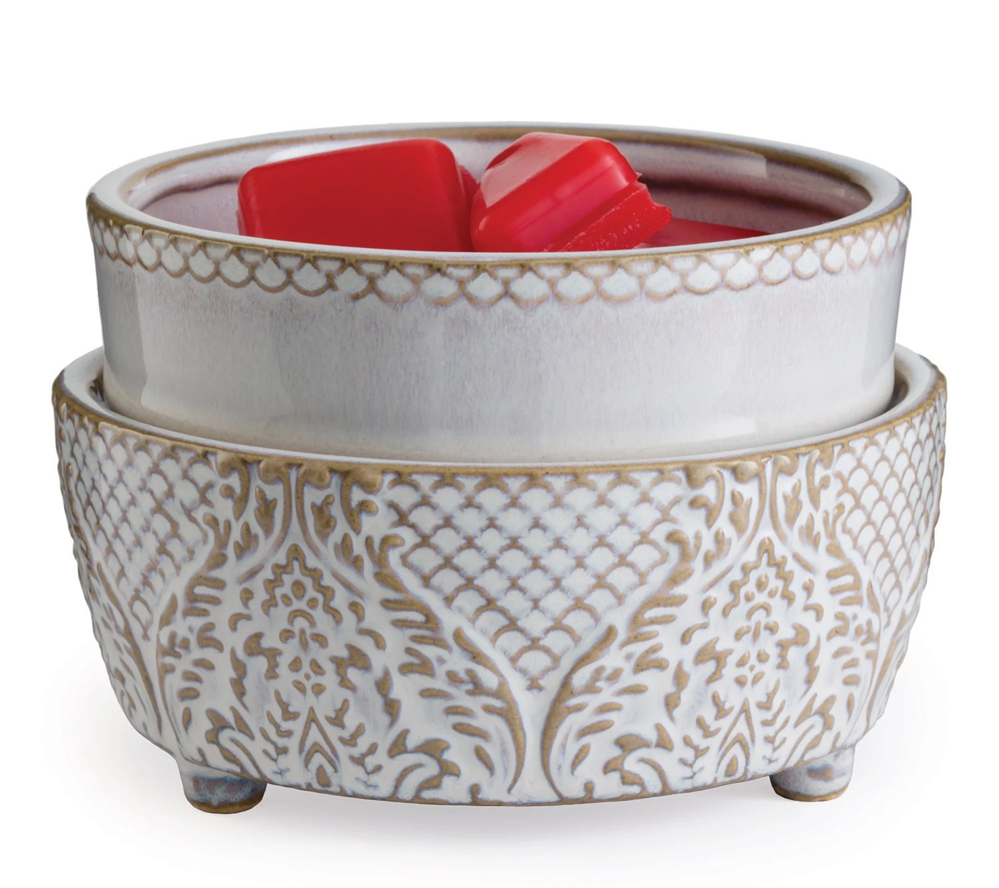 Candle Warmers Vintage Fragrance Warmer White